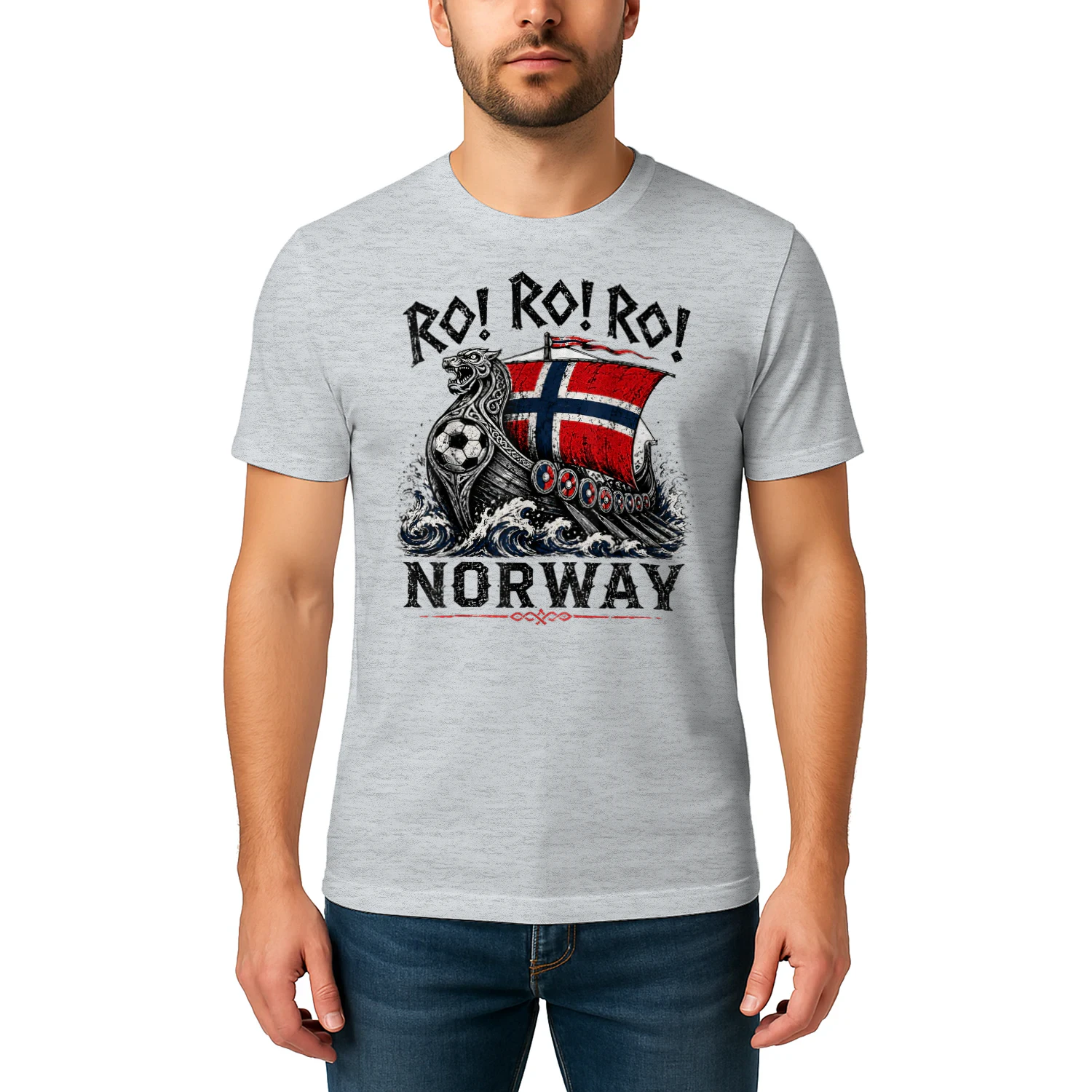 Ro Ro Norwegian Viking Ship Norway Flag Culture