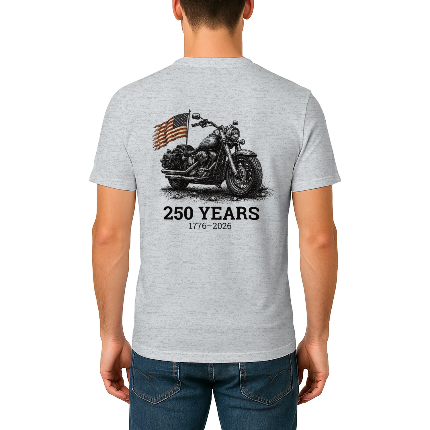 Motorcycle 240 Years US 1776 2026