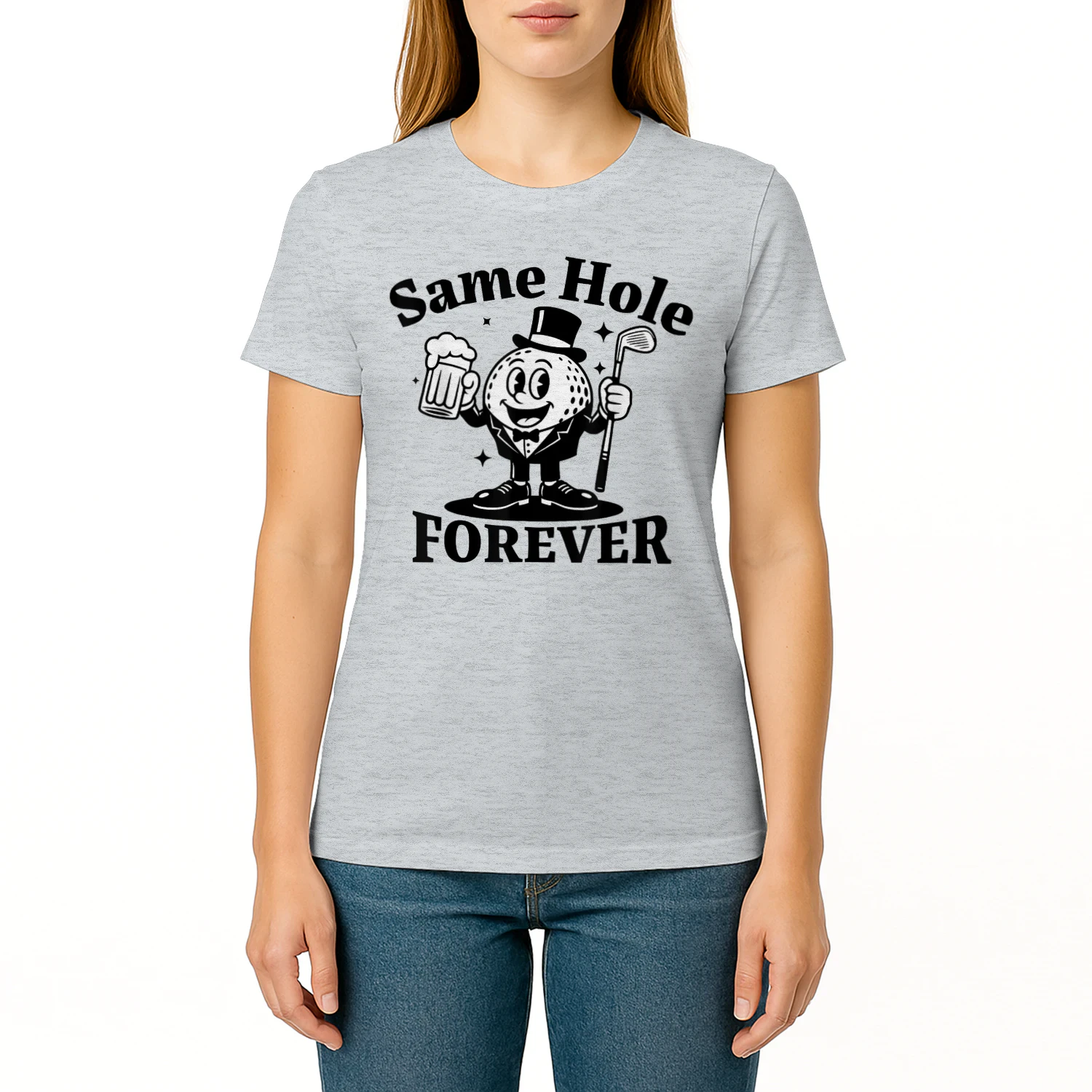 Golf Bachelor Party Same Hole Forever Funny Groomsman Groom
