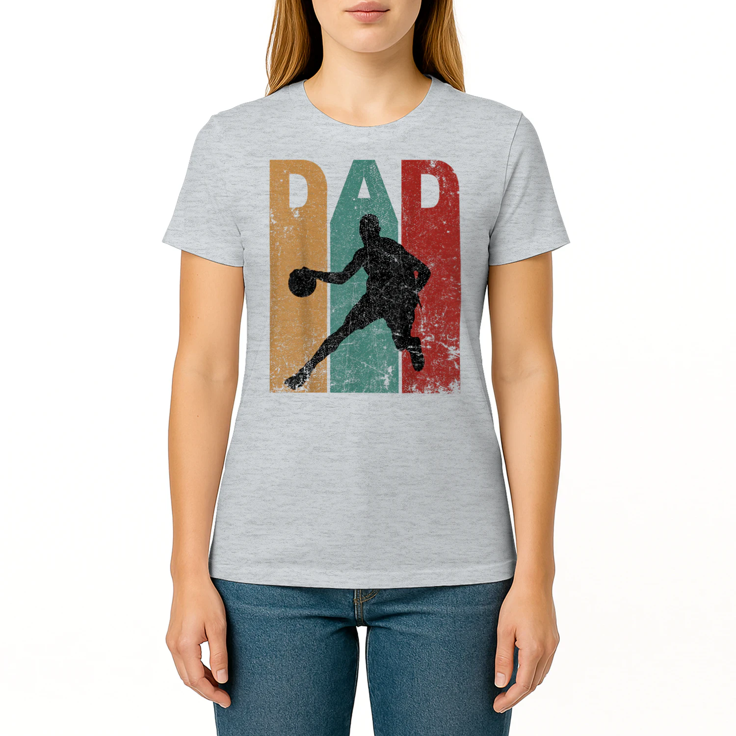 Vintage Basketball Dad Fathers Day Gift Basketball Player