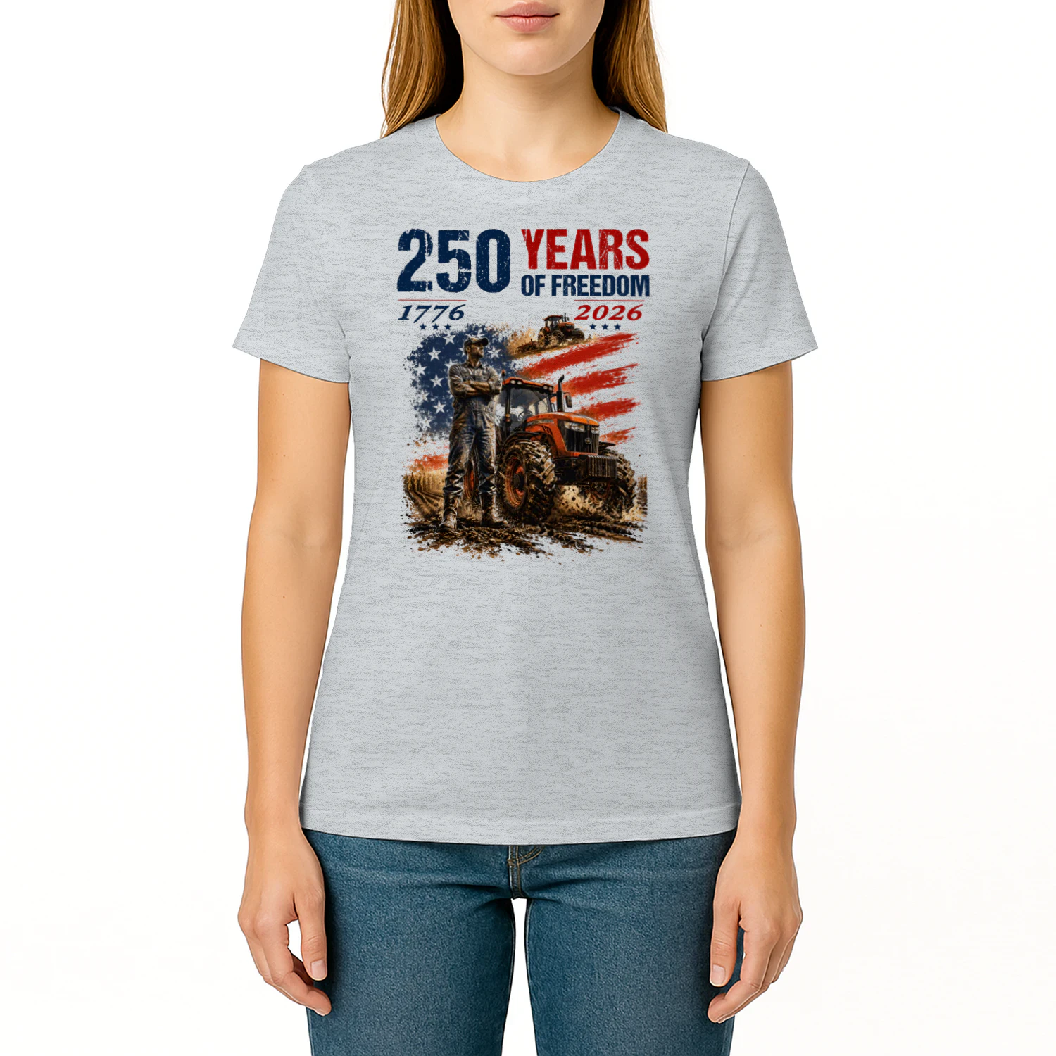 Farming Tractor 250 Years Of Freedom US
