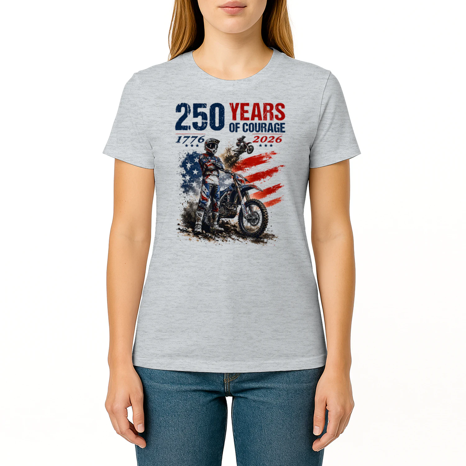Dirt Bike Motocross 250 Years Of Courage