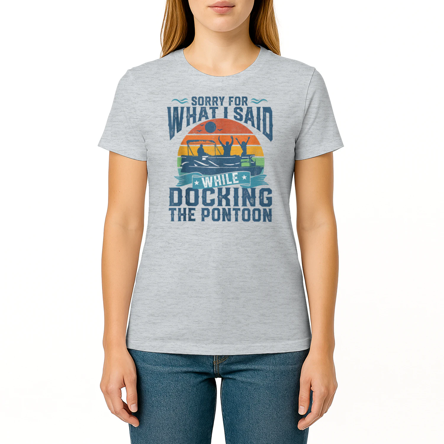 Sorry For What I Said While Docking Pontoon Boat Funny Gift Tank