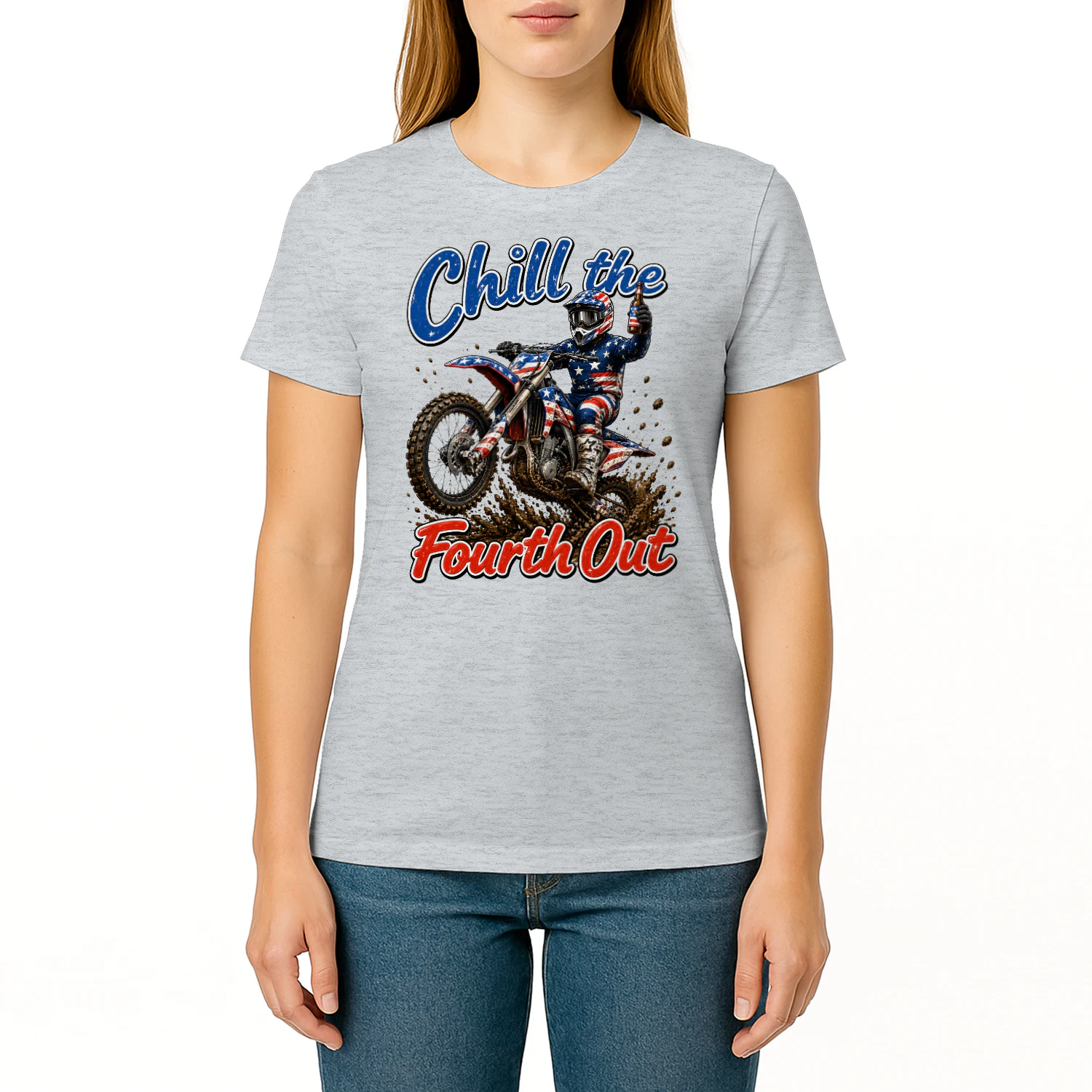 Dirt Bike Motocross Chill The Fourth Out