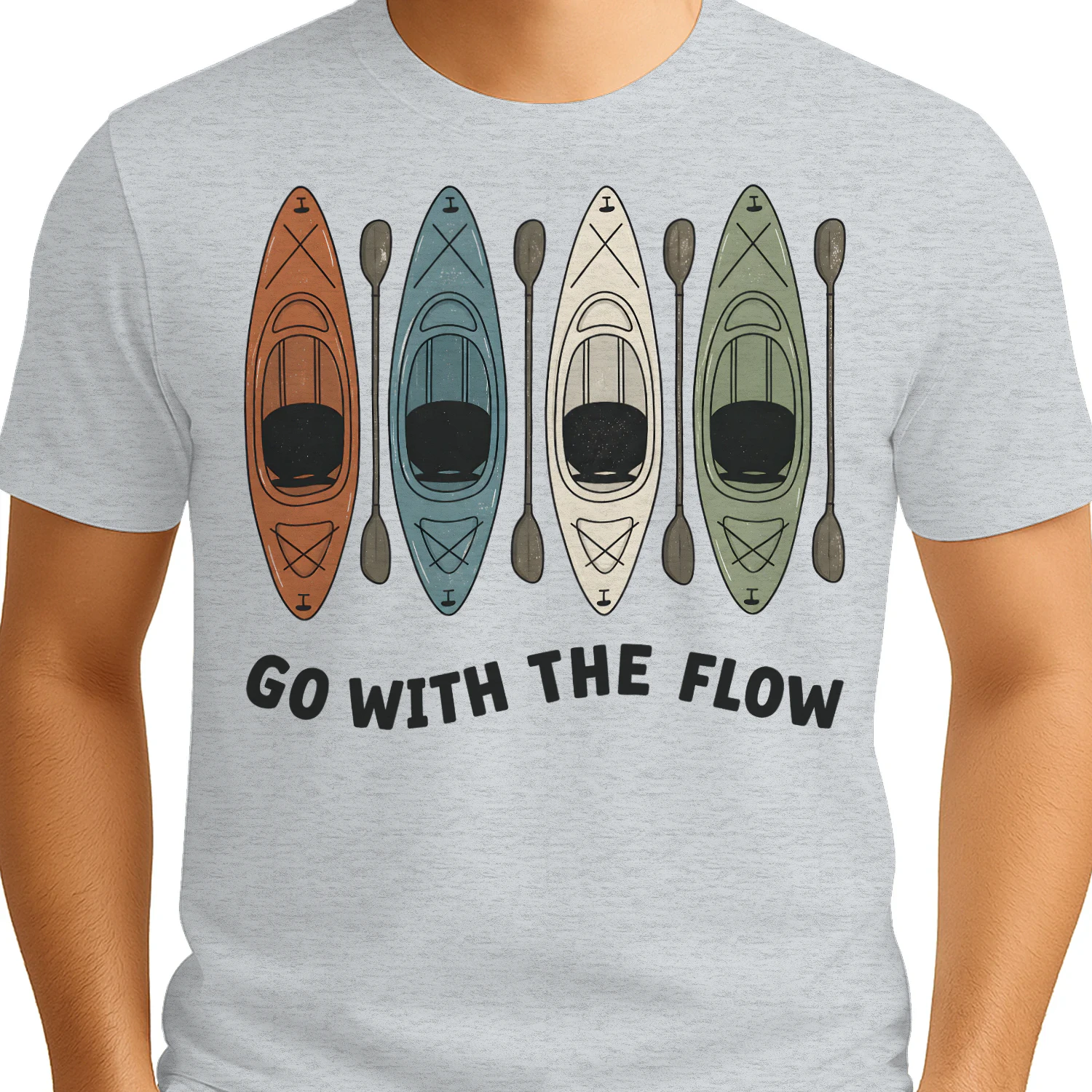 Kayaking Go With The Flow