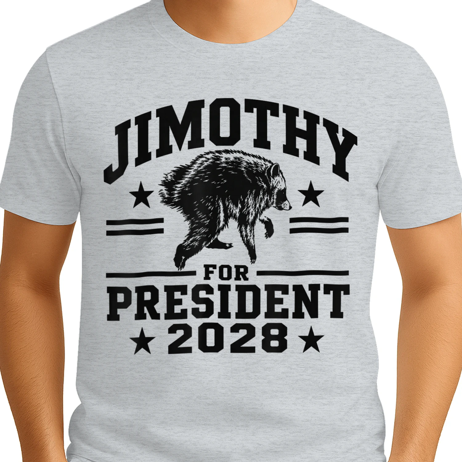 JIMOTHY for President USA 2028 Viral Raccoon Meme
