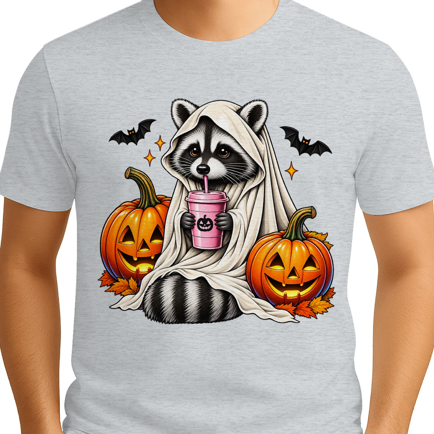 Cute Raccoon Ghost