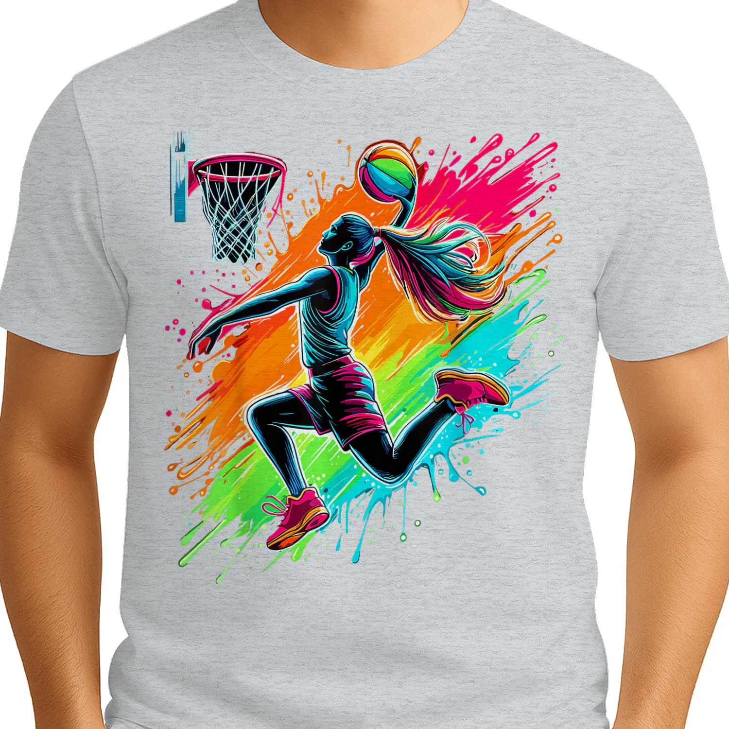 Basketball Player Girl Basketballer