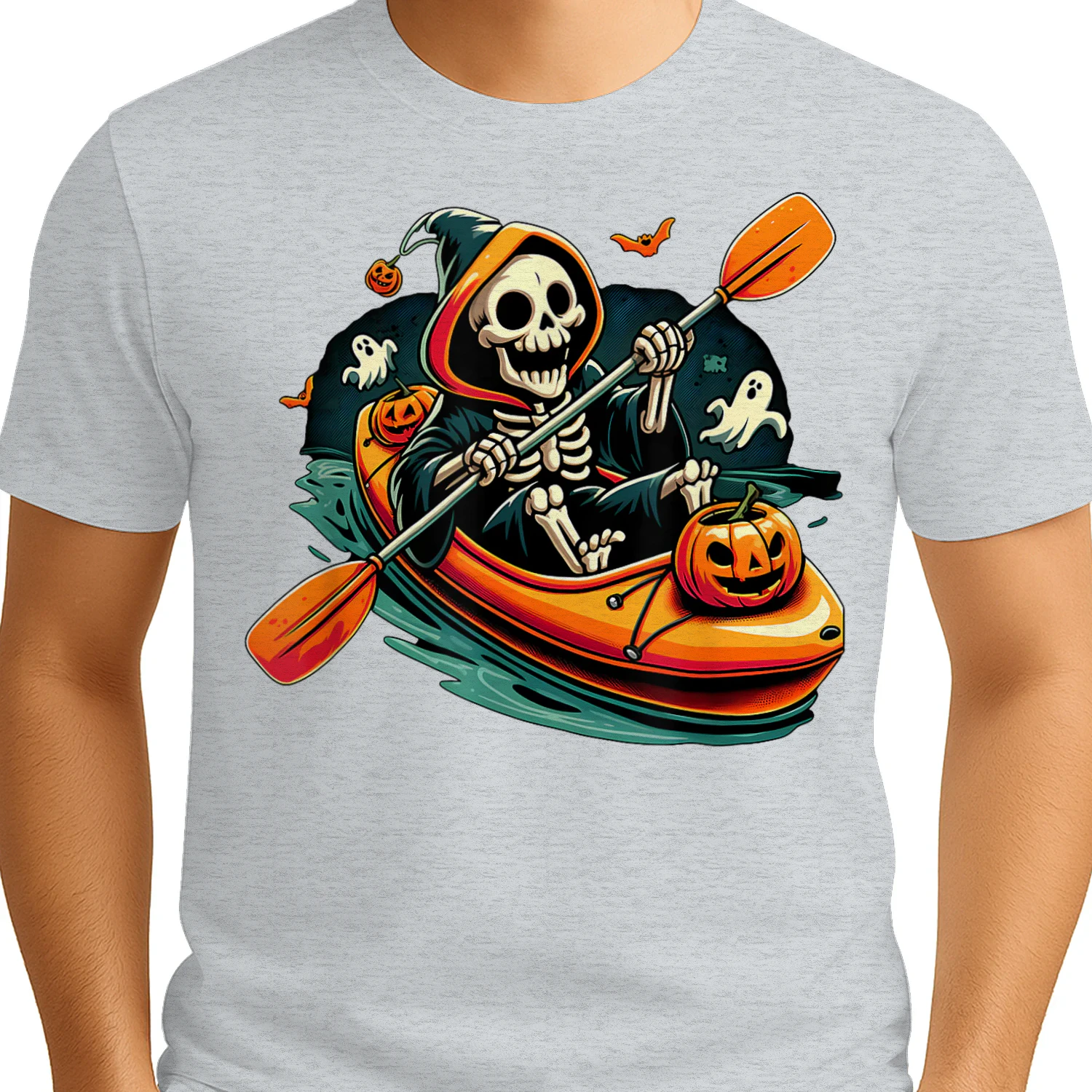 Halloween Skeleton Kayak