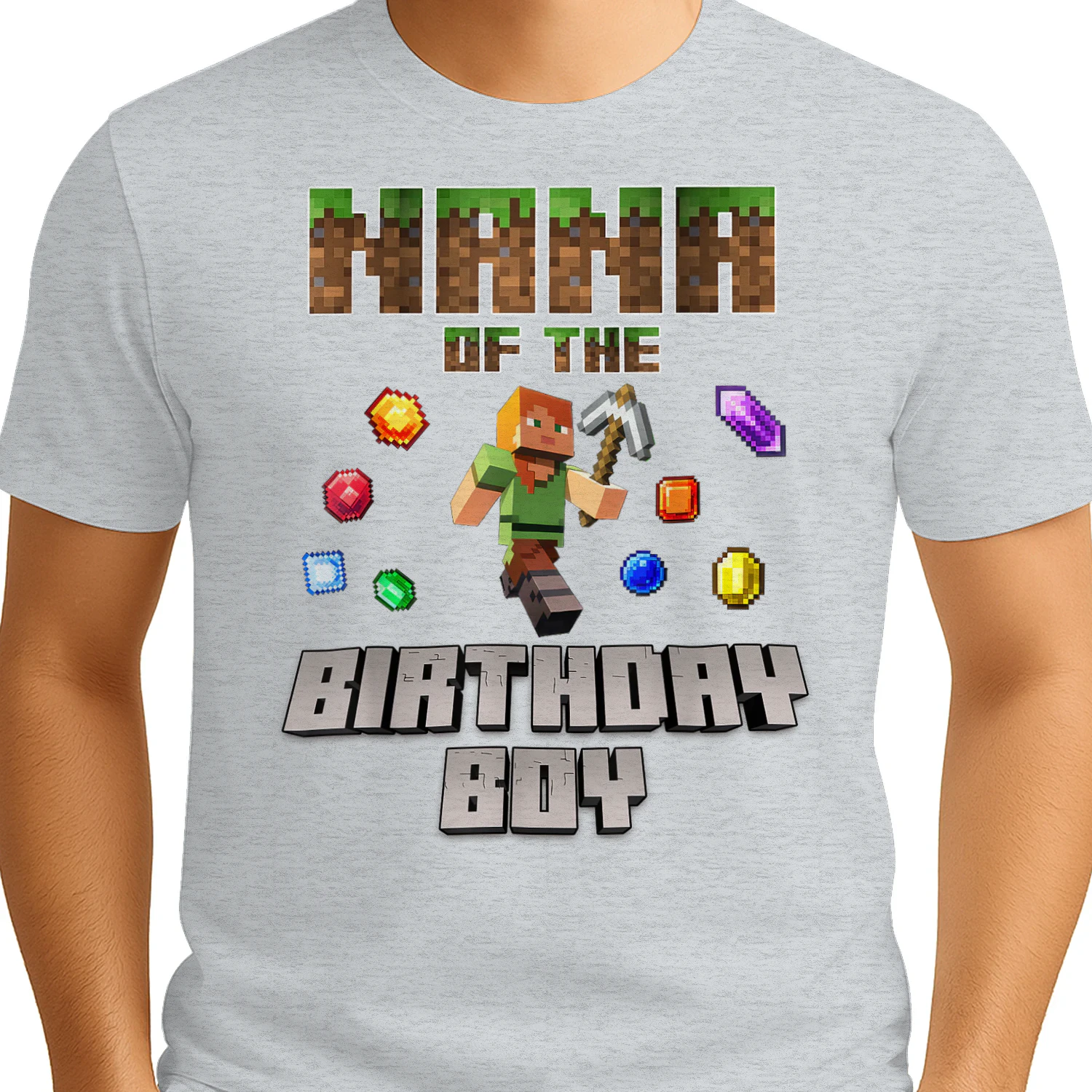 Nana Of The Birthday Boy Video Gamer Pixel Number