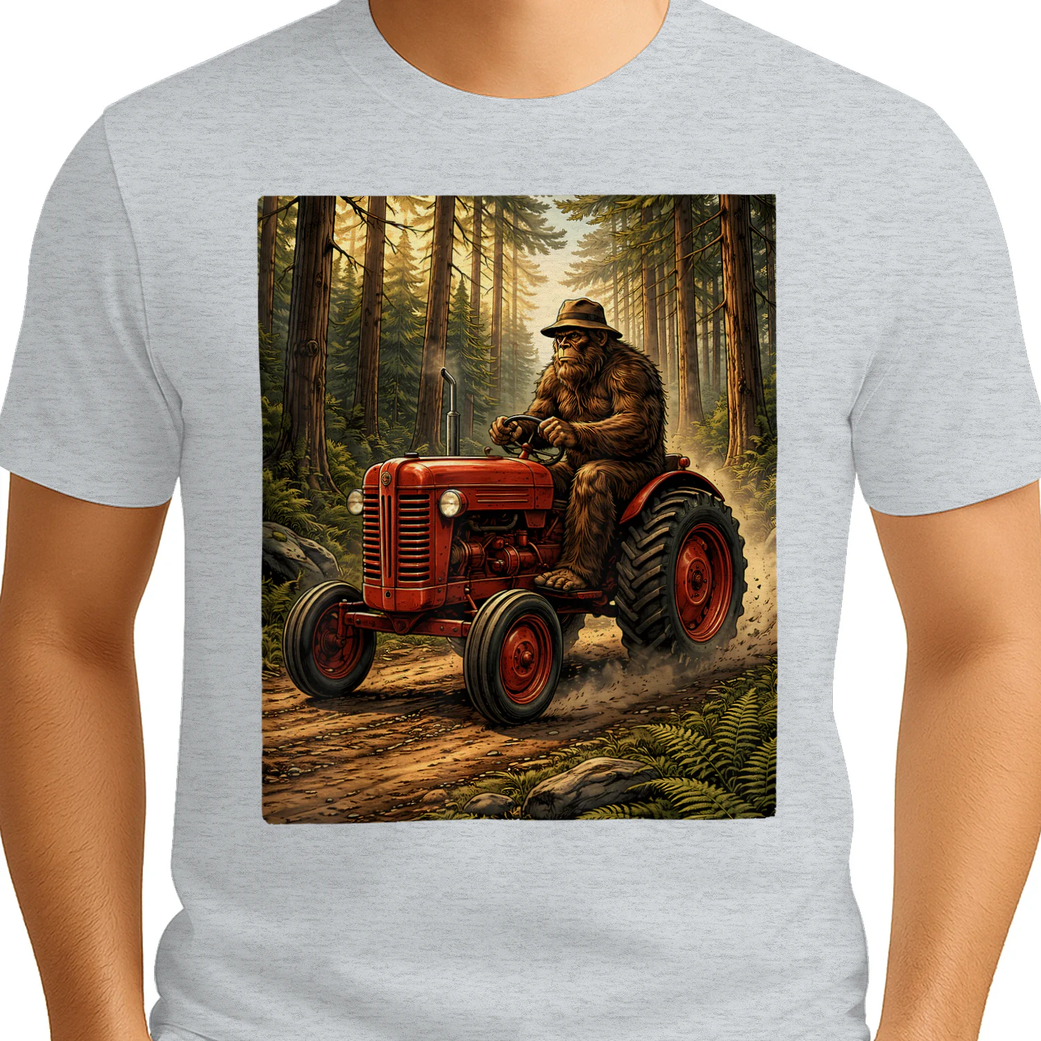 Bigfoot Tractor Design for Farmer Dad Farming Farm Dad