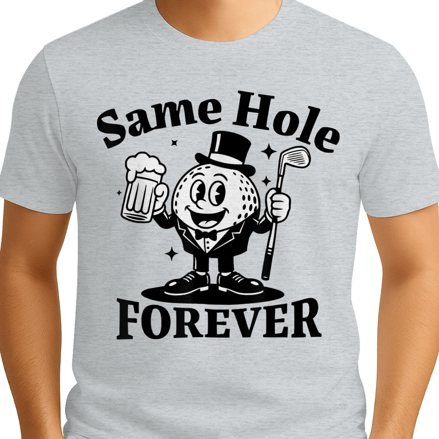 Golf Bachelor Party Same Hole Forever Funny Groomsman Groom