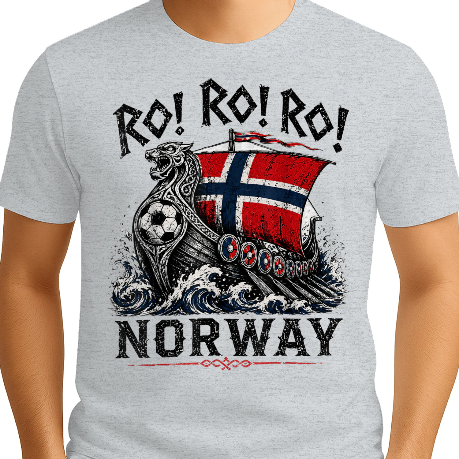 Ro Ro Norwegian Viking Ship Norway Flag Culture