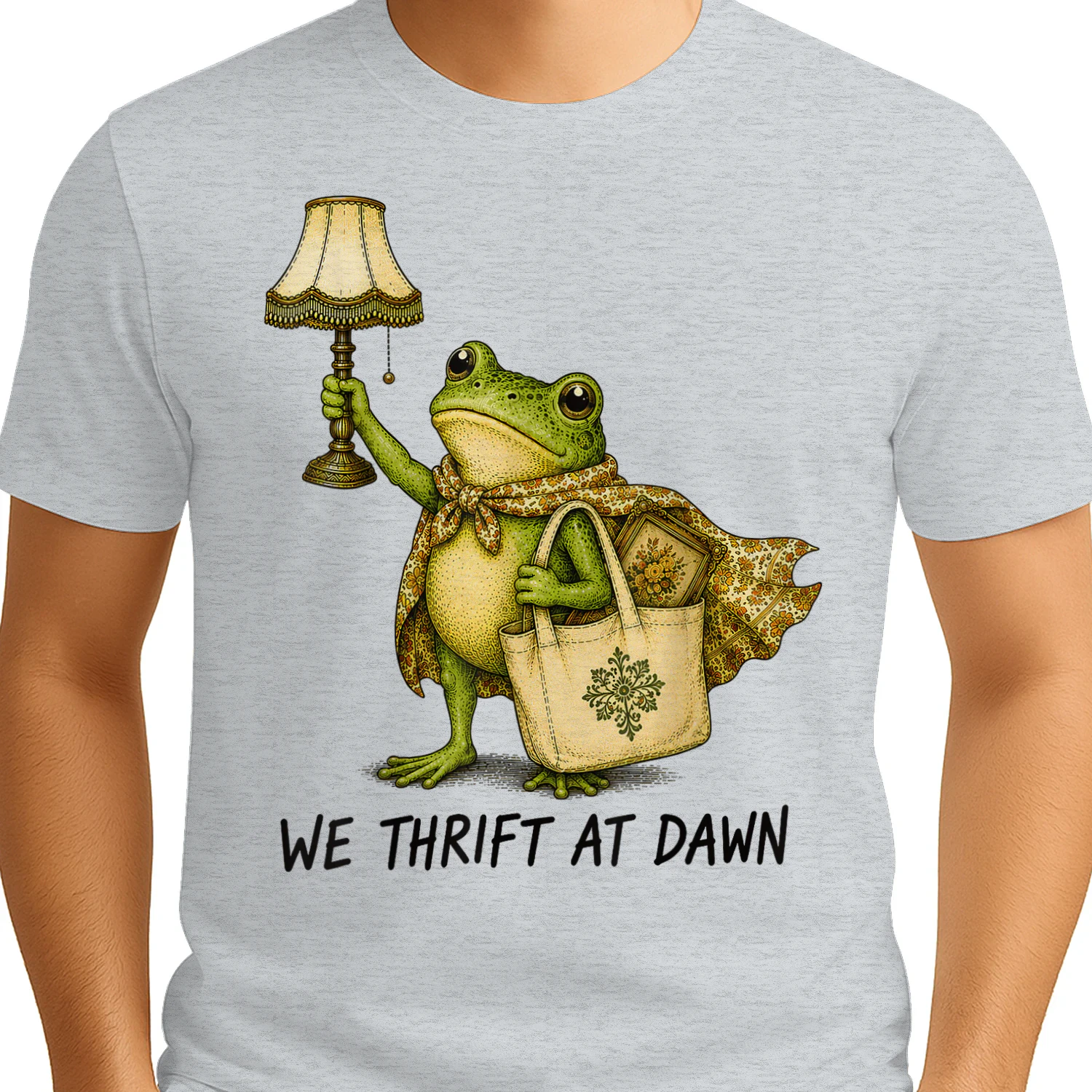 We Thrift At Dawn Frog Thrifting Vintage