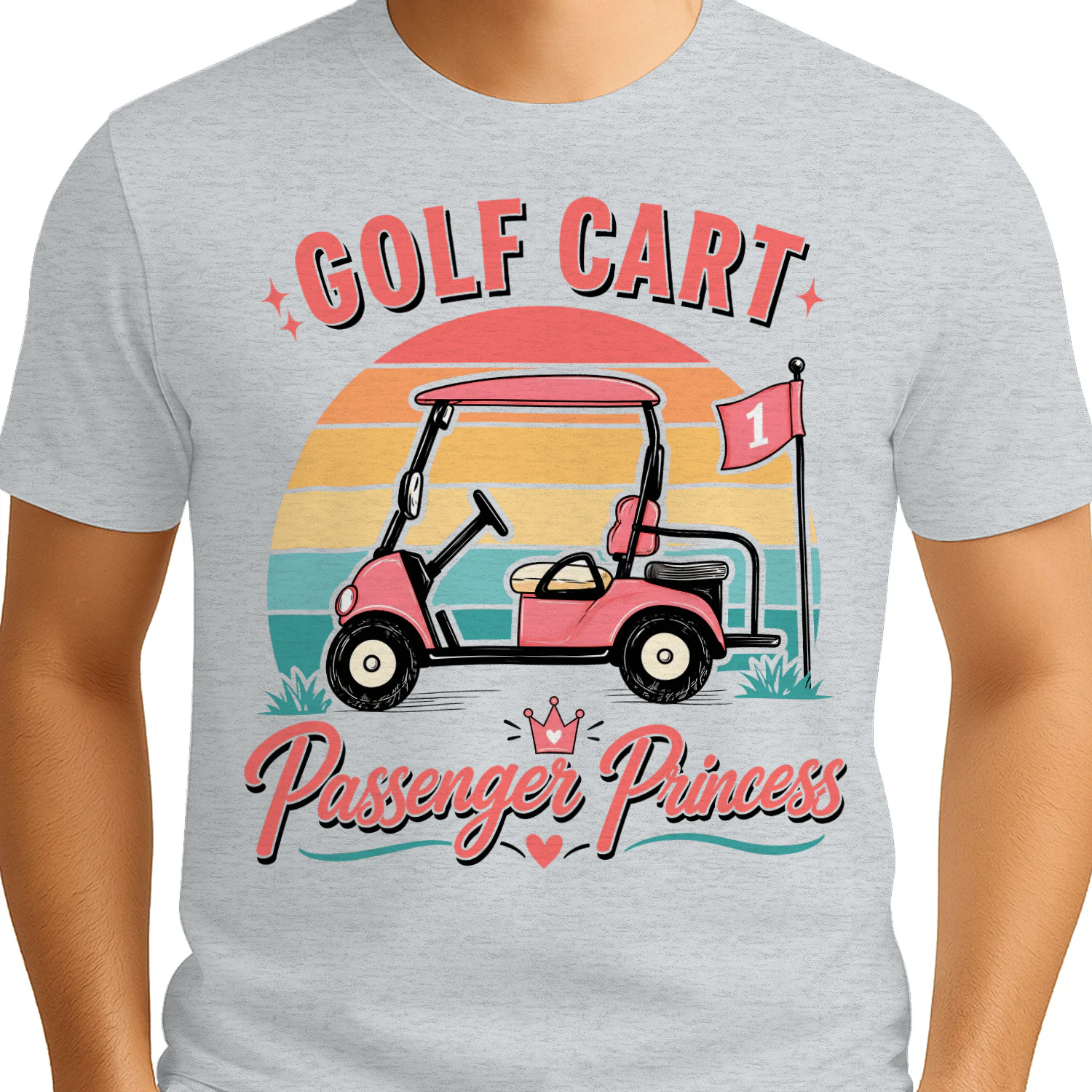 Golf Cart Passenger Princess
