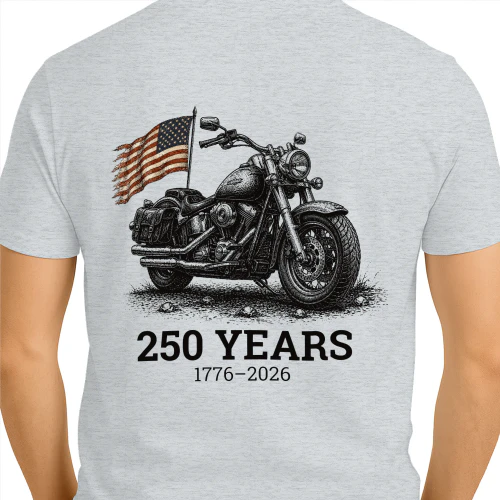 Motorcycle 240 Years US 1776 2026