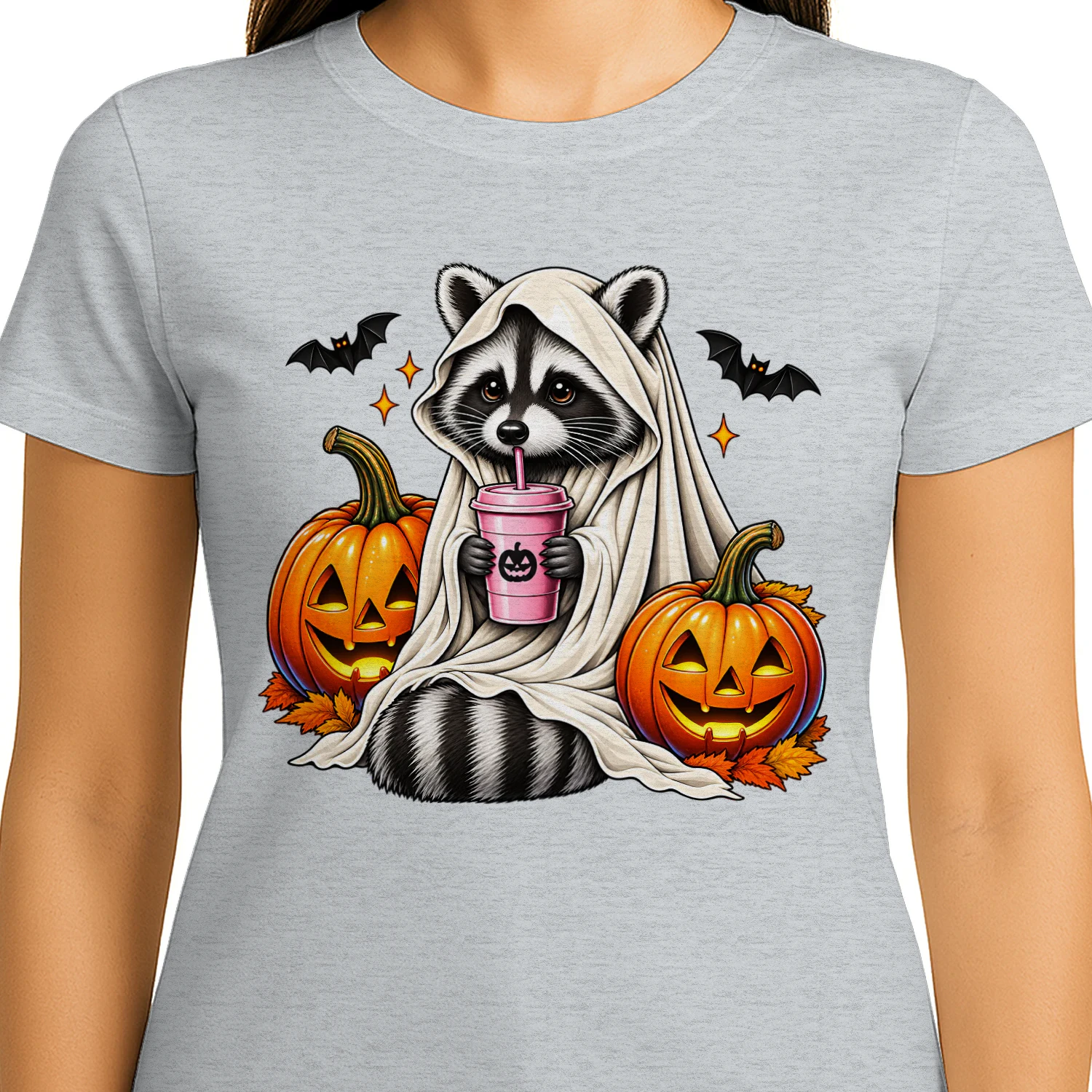 Cute Raccoon Ghost