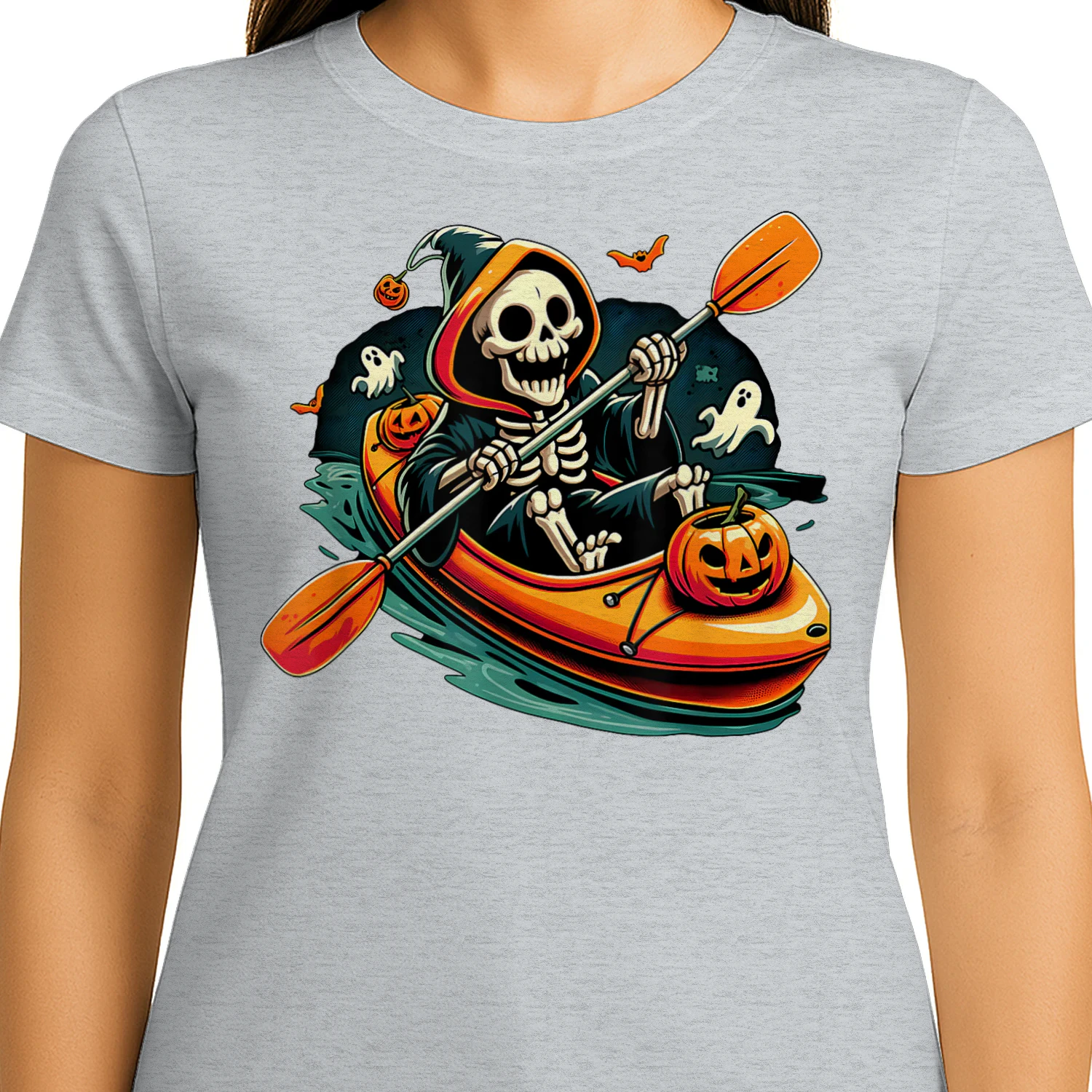 Halloween Skeleton Kayak