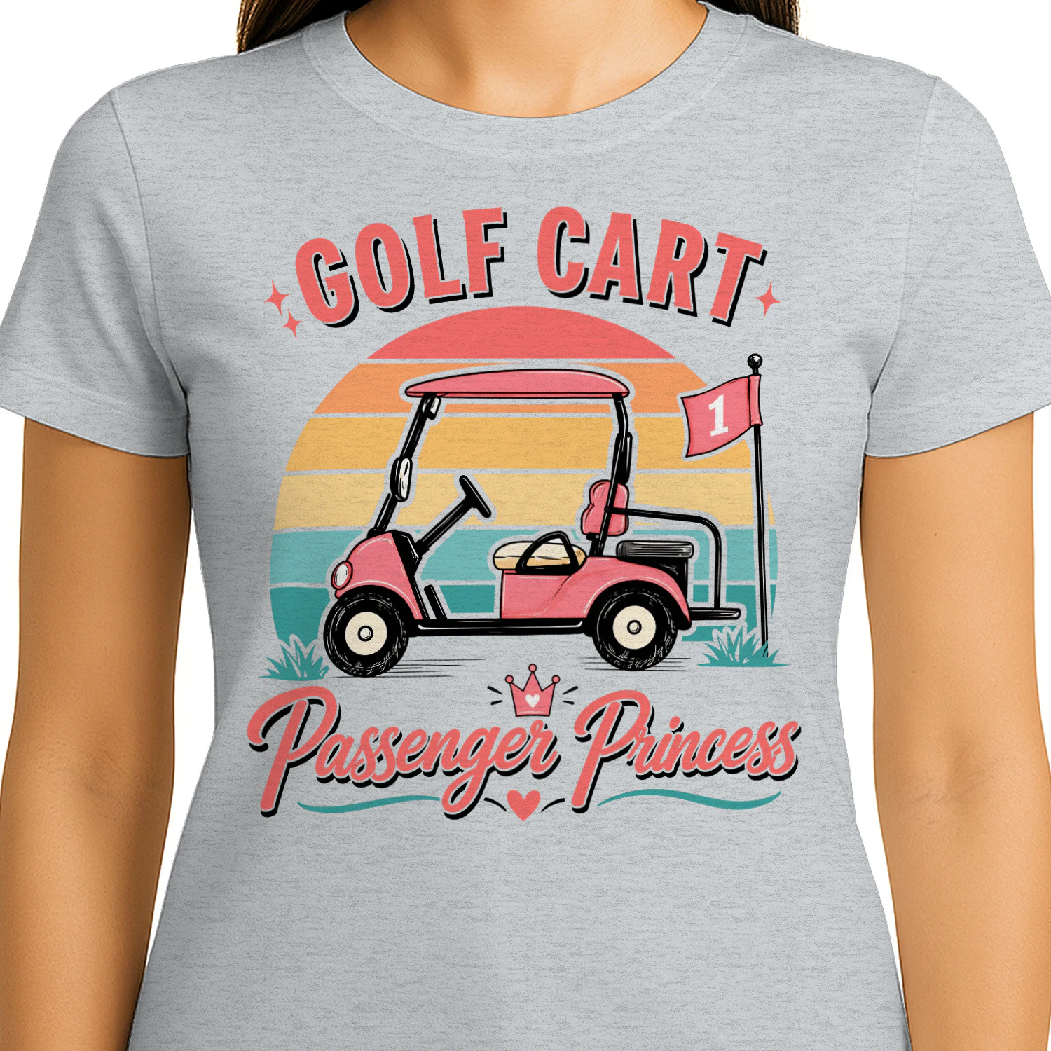 Golf Cart Passenger Princess