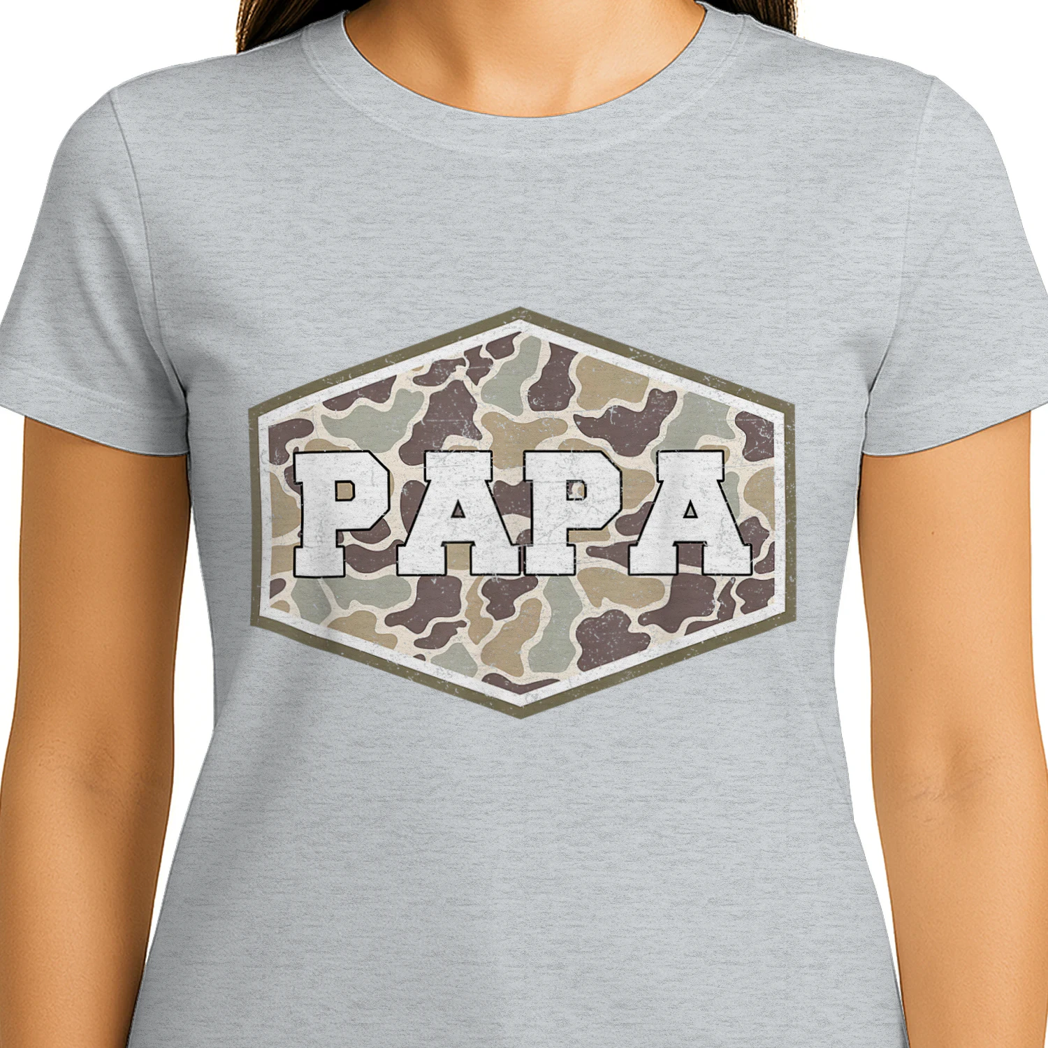 Papa Camouflage Daddy Dad Happy Father's Day Best Dad Ever