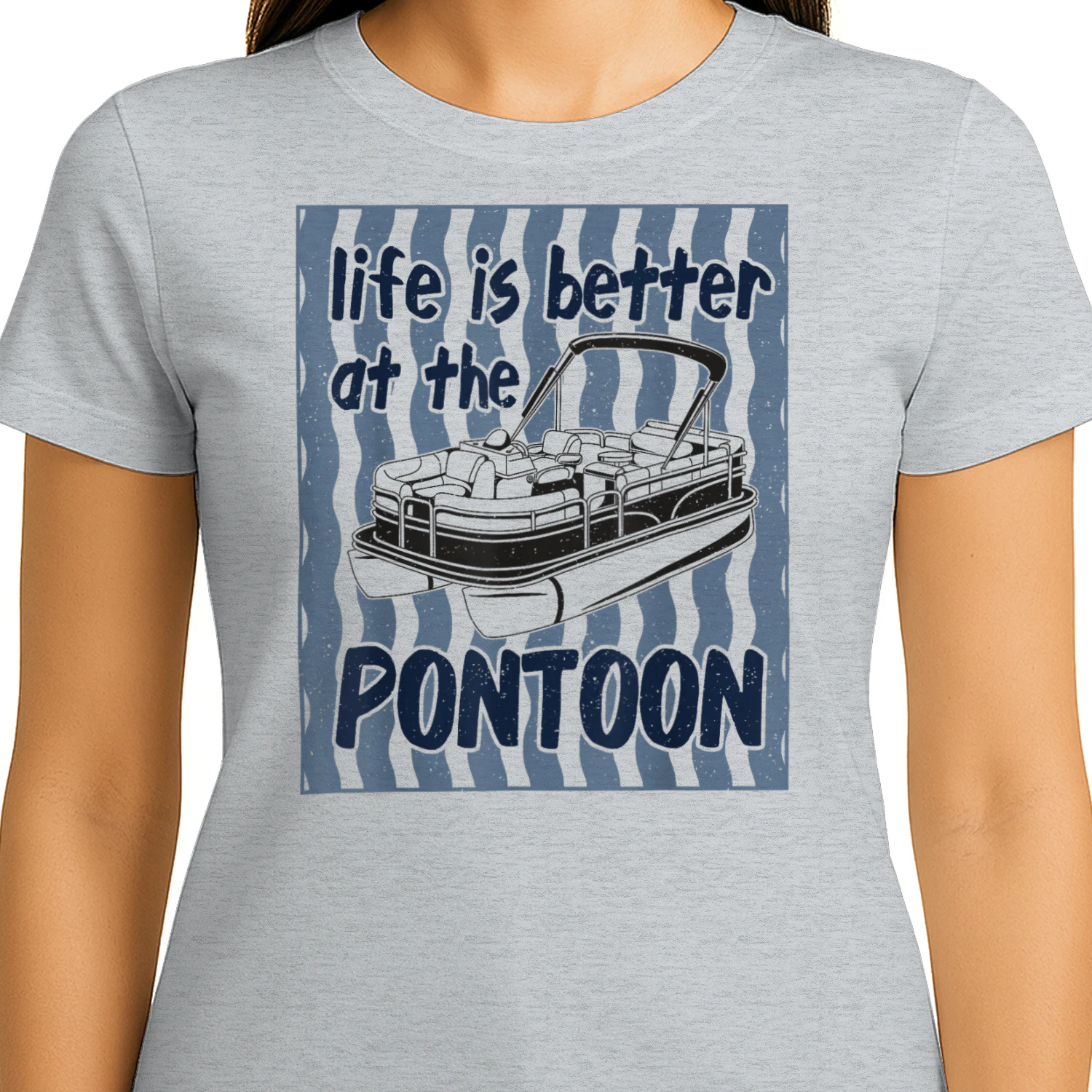 Pontoon Boat Captain Life is Better At The Pontoon