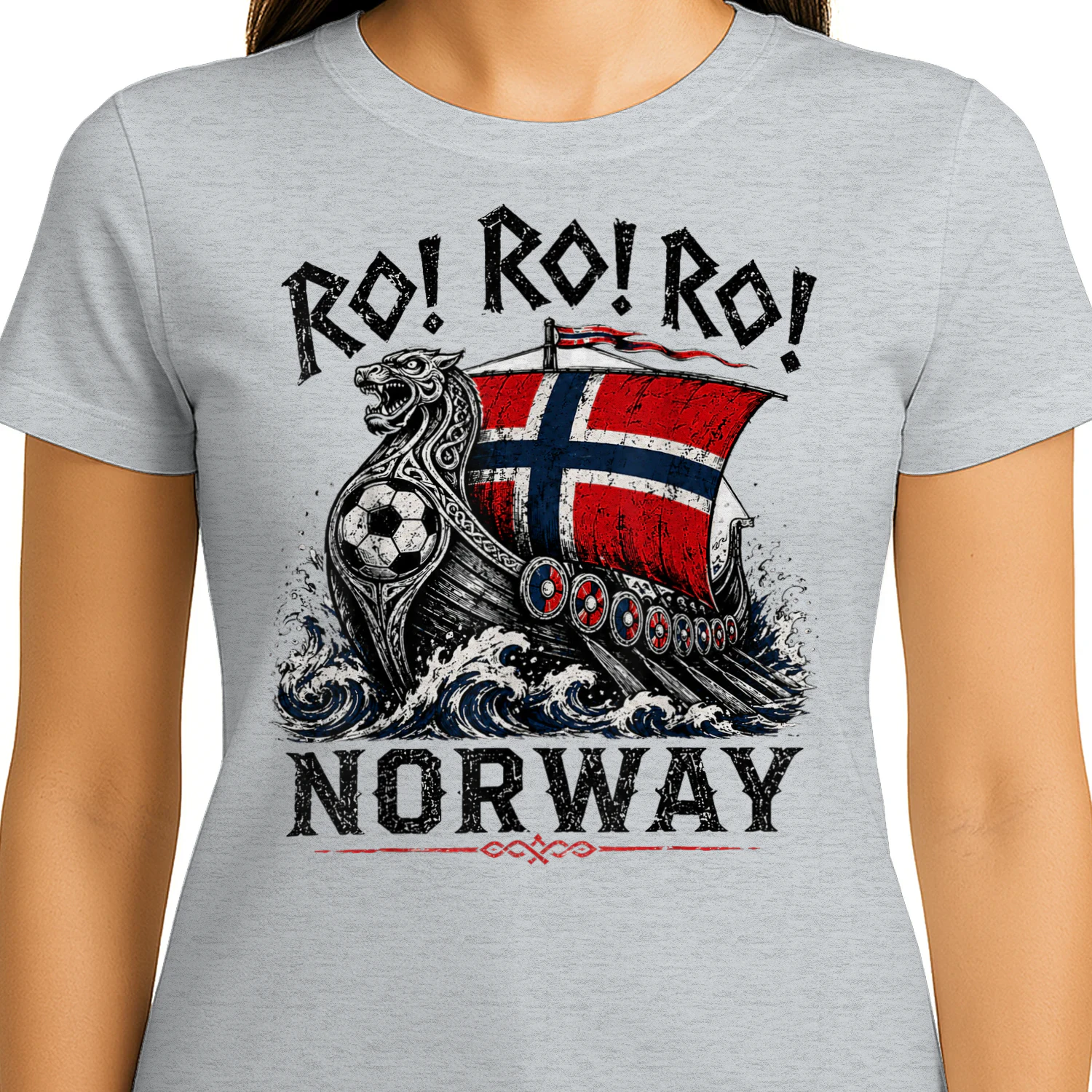 Ro Ro Norwegian Viking Ship Norway Flag Culture