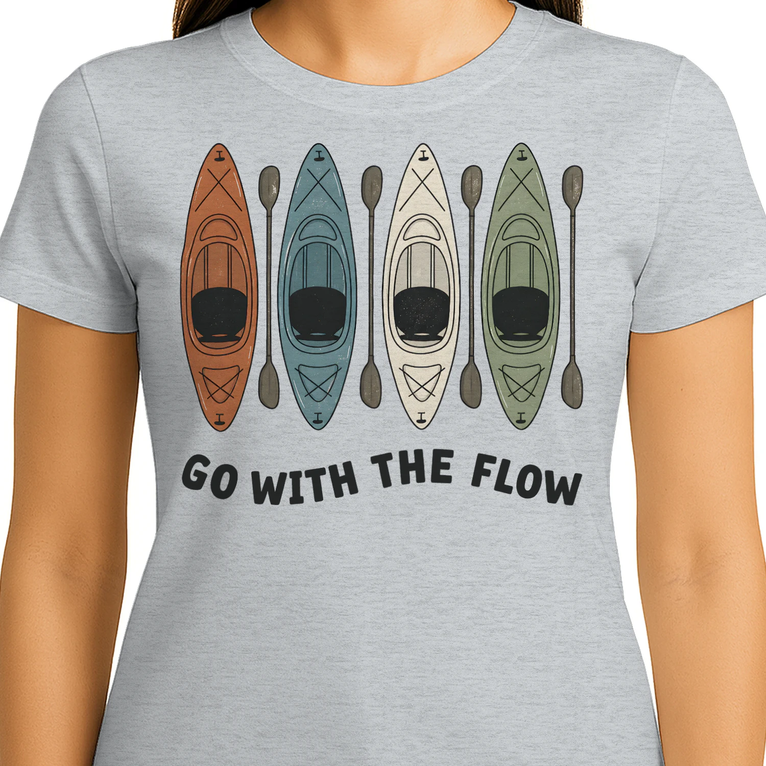 Kayaking Go With The Flow