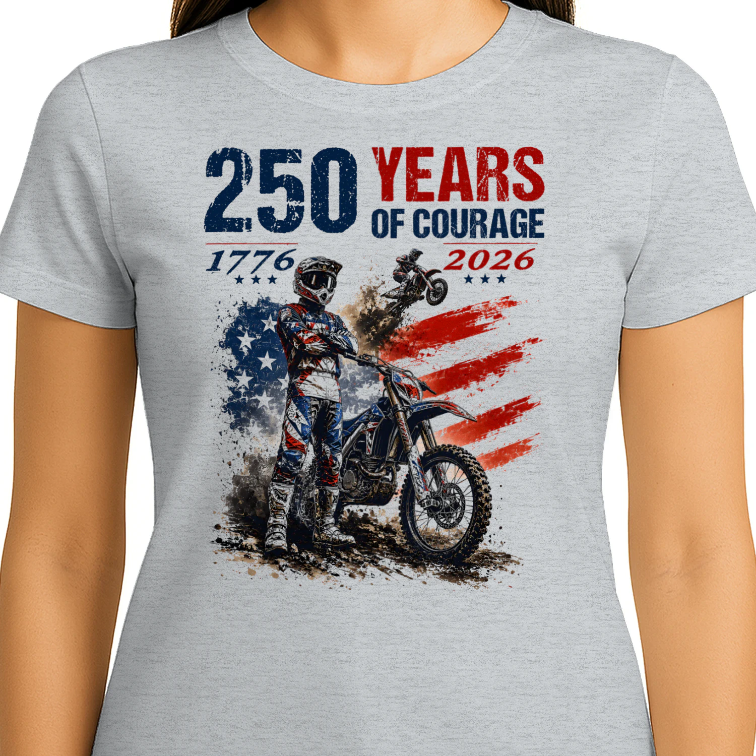 Dirt Bike Motocross 250 Years Of Courage