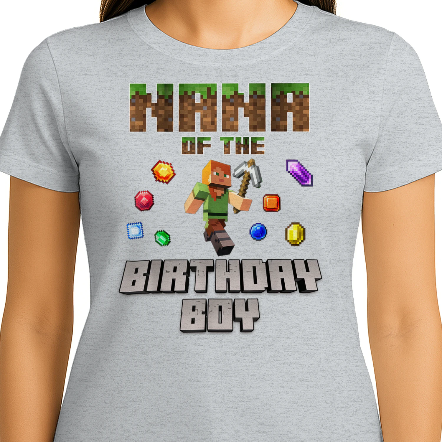 Nana Of The Birthday Boy Video Gamer Pixel Number