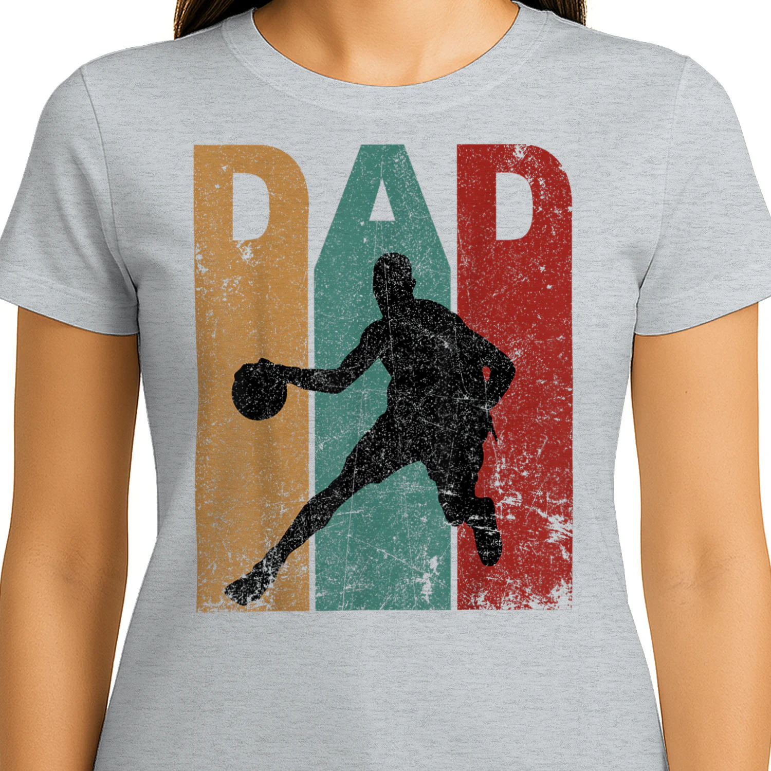 Vintage Basketball Dad Fathers Day Gift Basketball Player