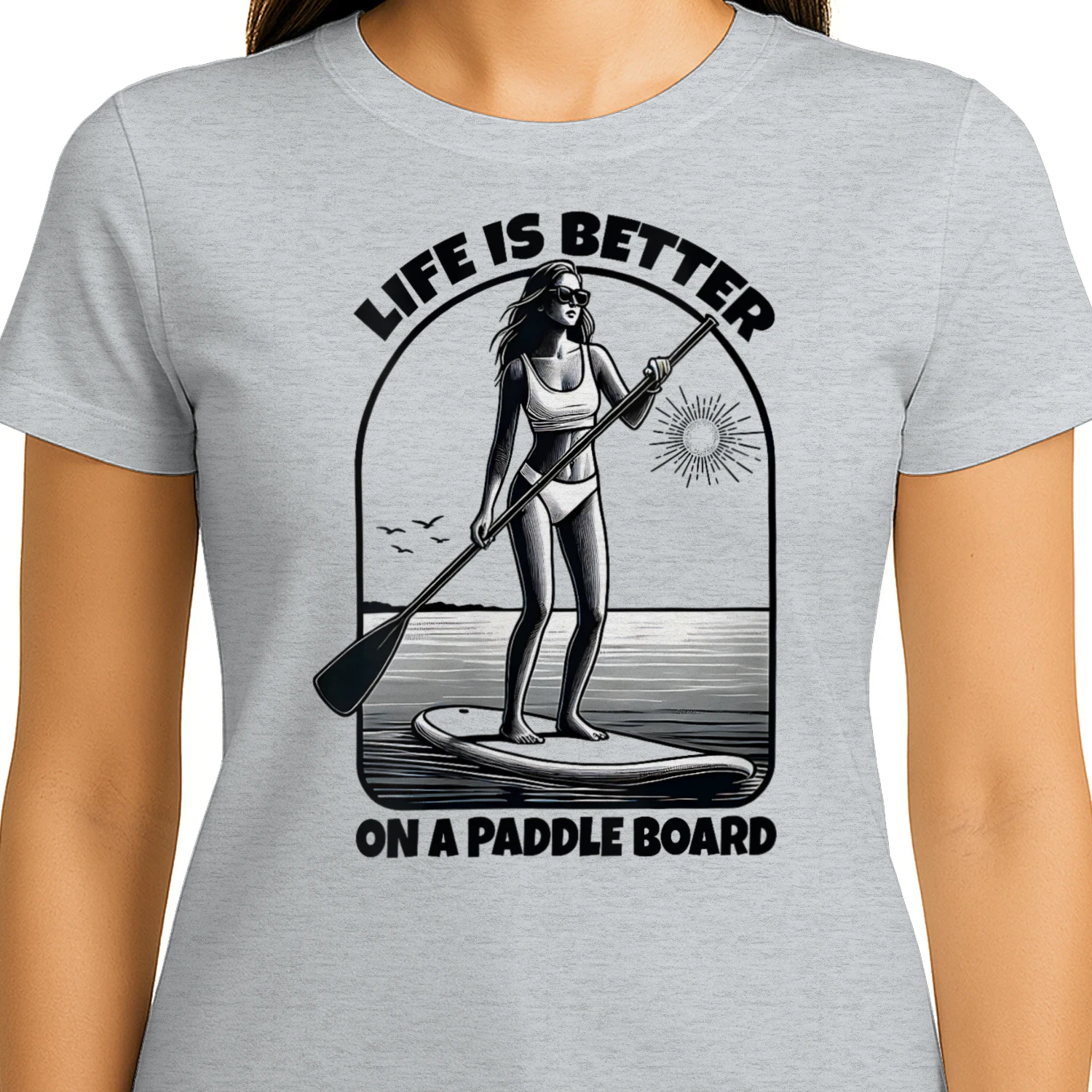 Womens Paddle Board Outfit Women Girls SUP