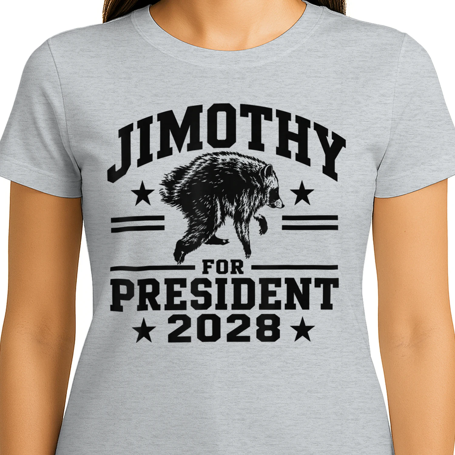 JIMOTHY for President USA 2028 Viral Raccoon Meme