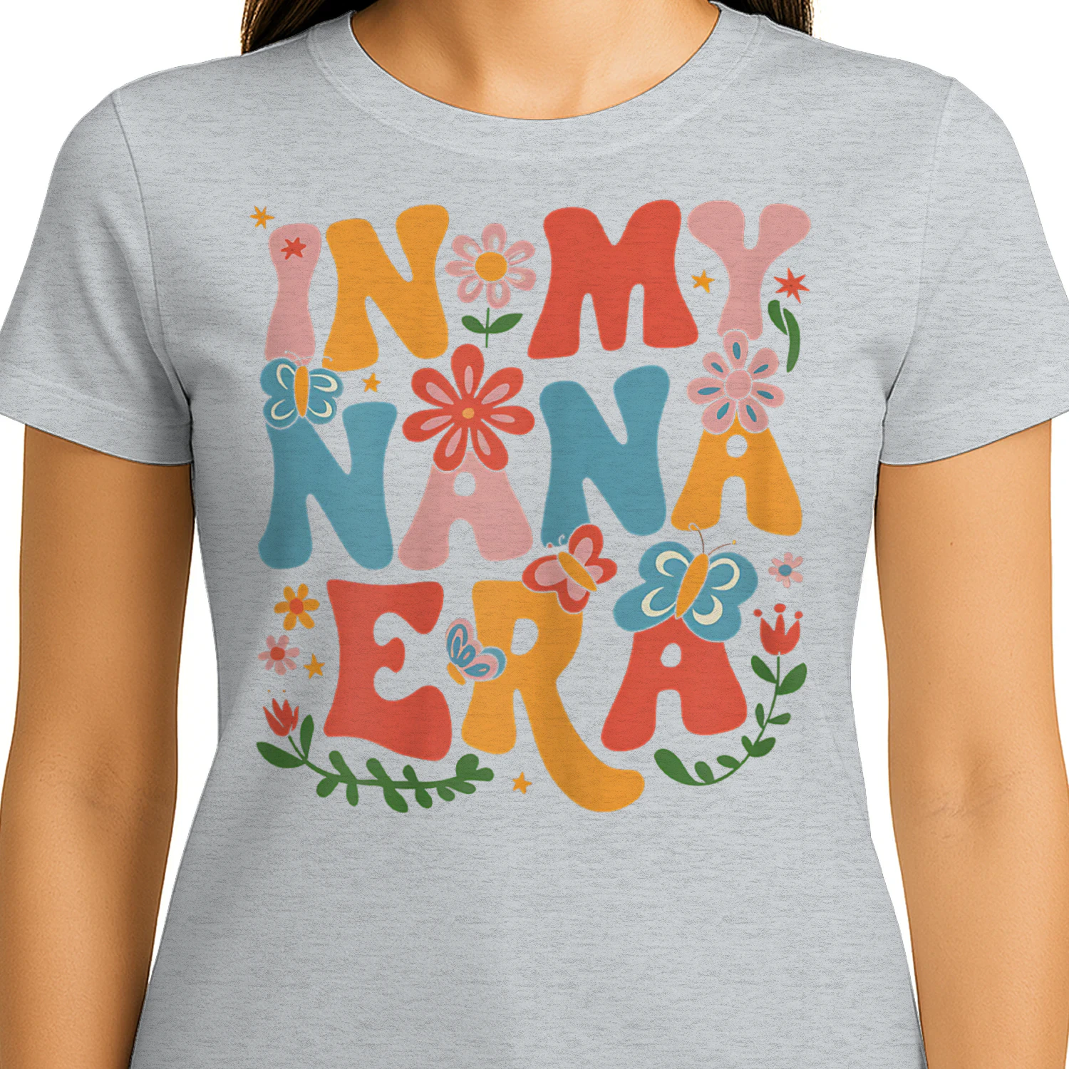 Funny in My Nana Era Retro Groovy Mothers Day
