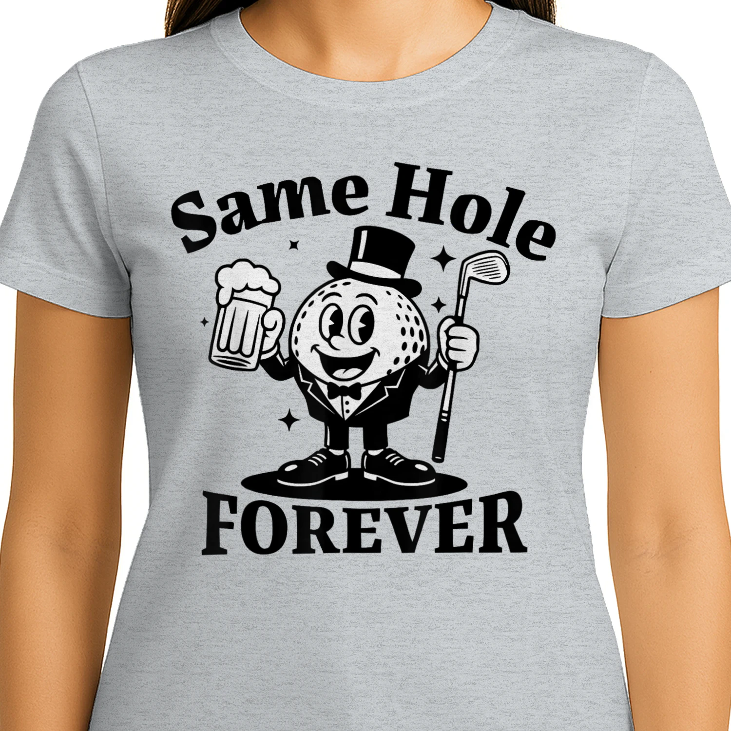 Golf Bachelor Party Same Hole Forever Funny Groomsman Groom