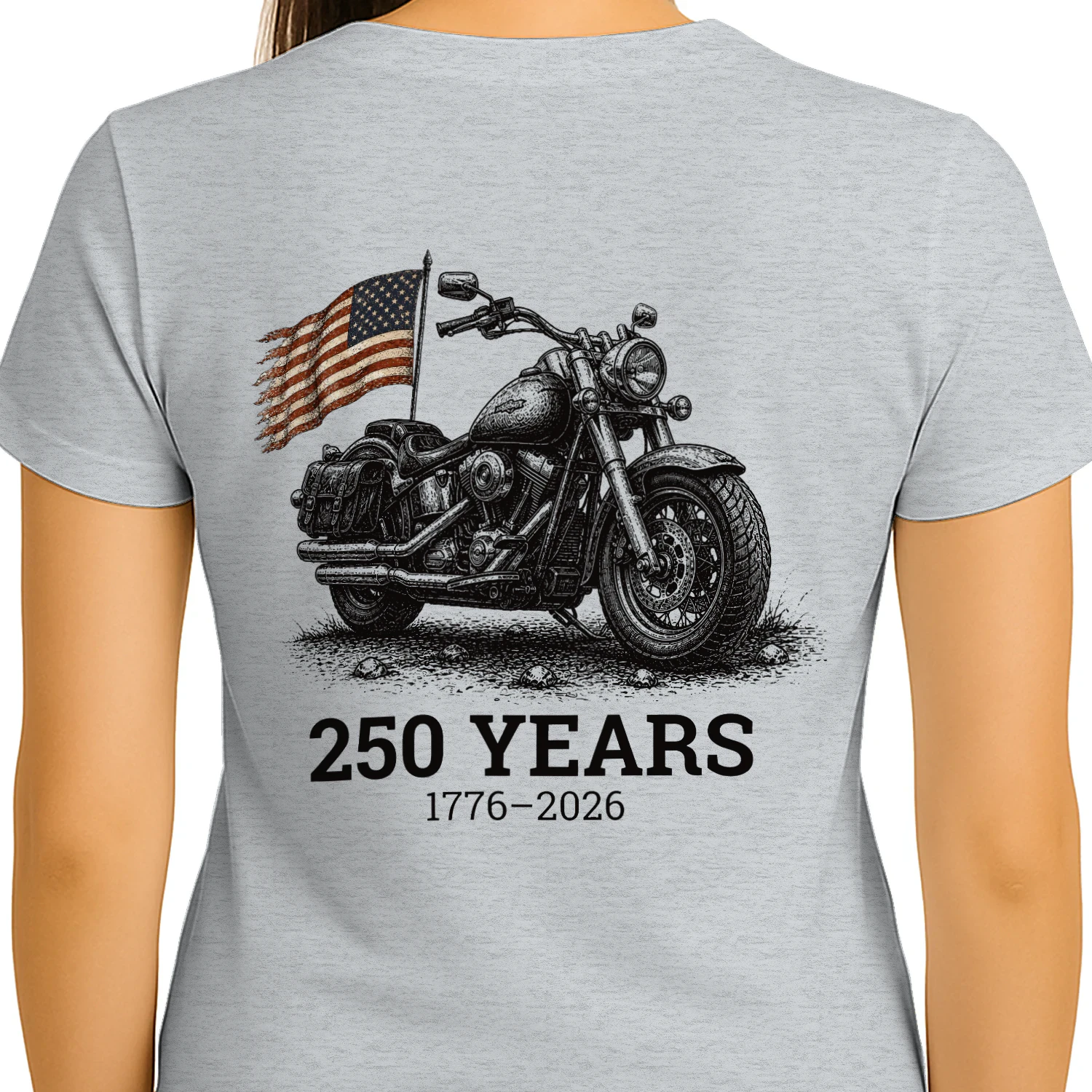 Motorcycle 240 Years US 1776 2026