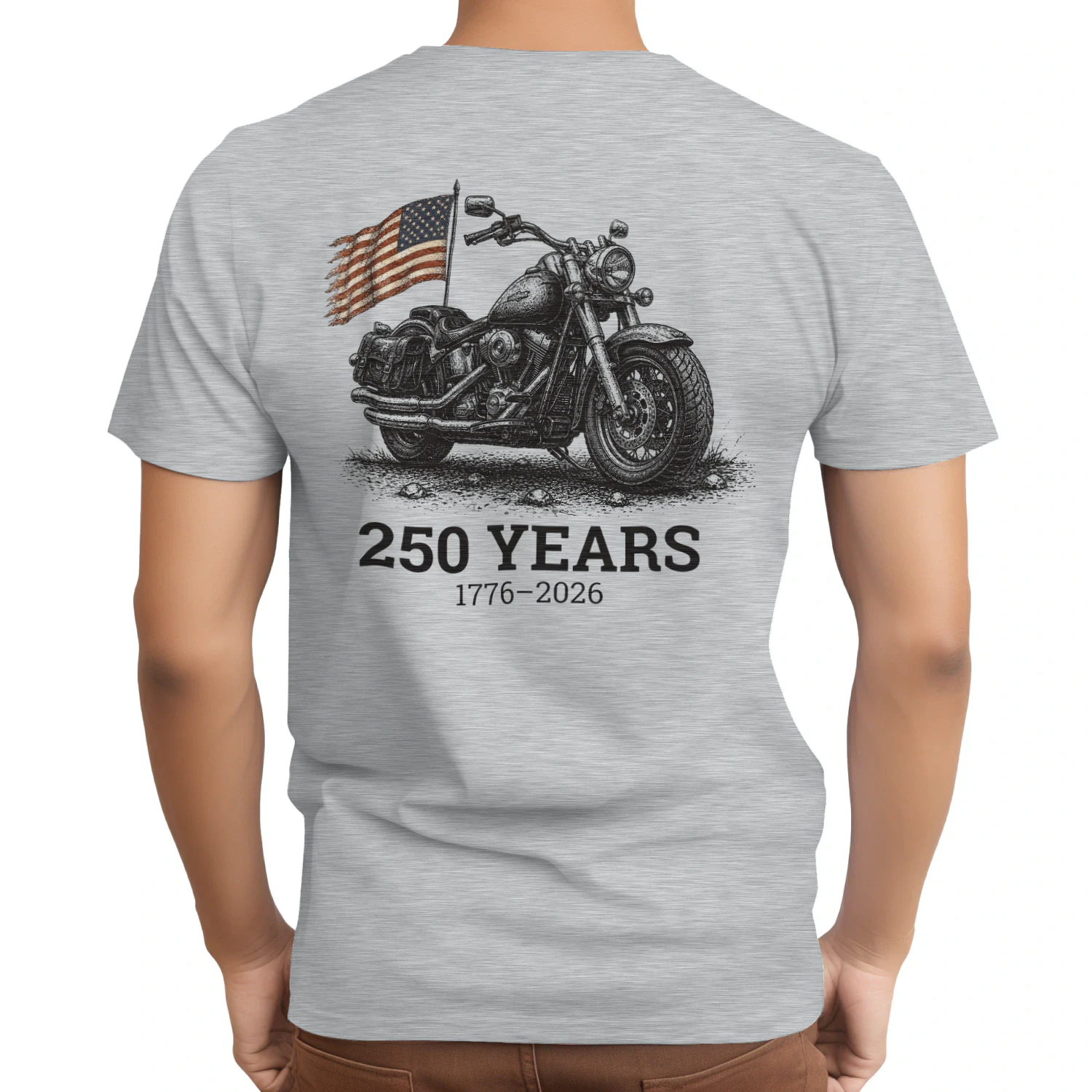 Motorcycle 240 Years US 1776 2026