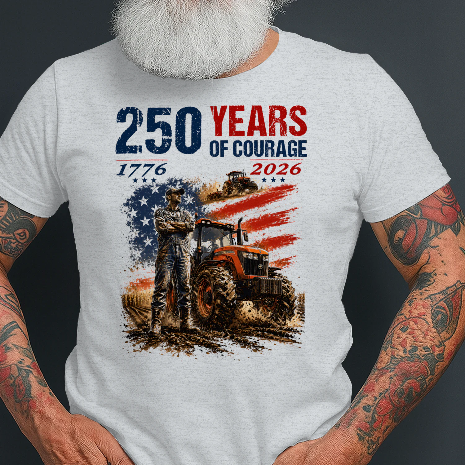 Farming Tractor 250 Years Of Courage US