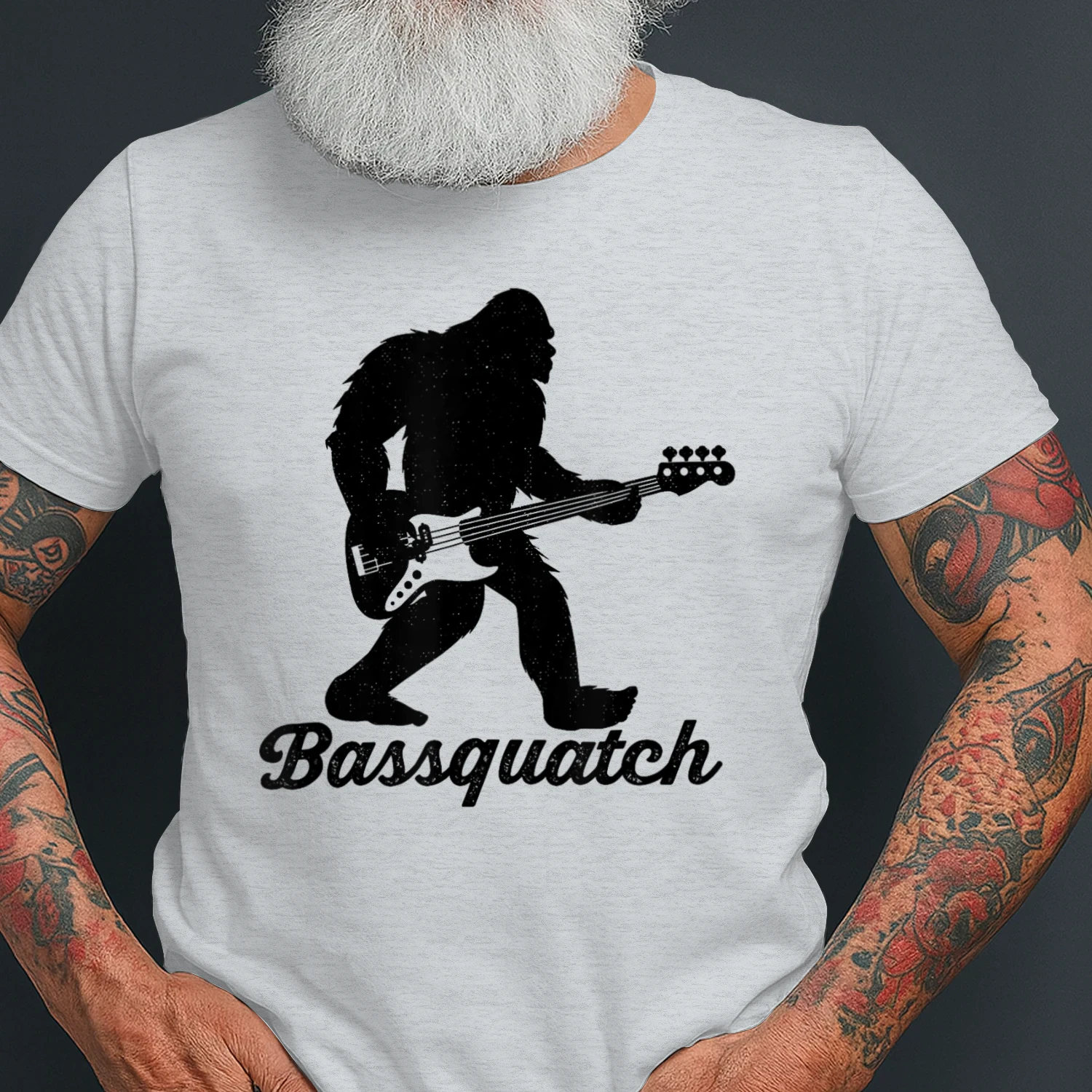 Bigfoot Bass Player Guitar Sasquatch Bassist Music Guitarist