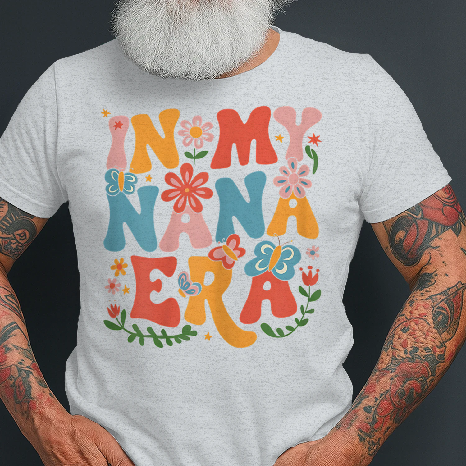 Funny in My Nana Era Retro Groovy Mothers Day