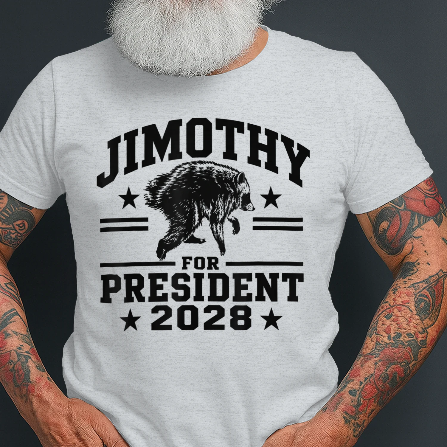 JIMOTHY for President USA 2028 Viral Raccoon Meme