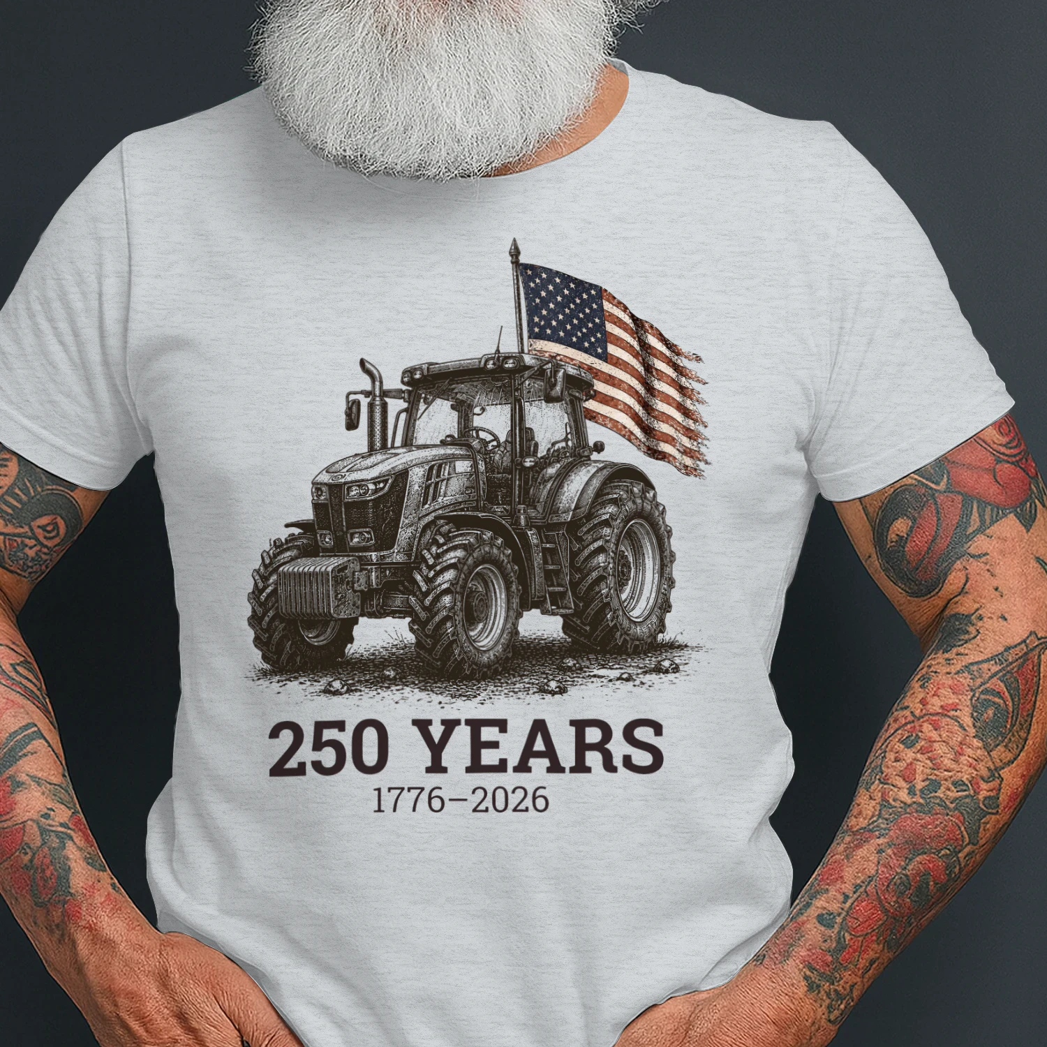 Tractor Farming Vintage 250 Years US