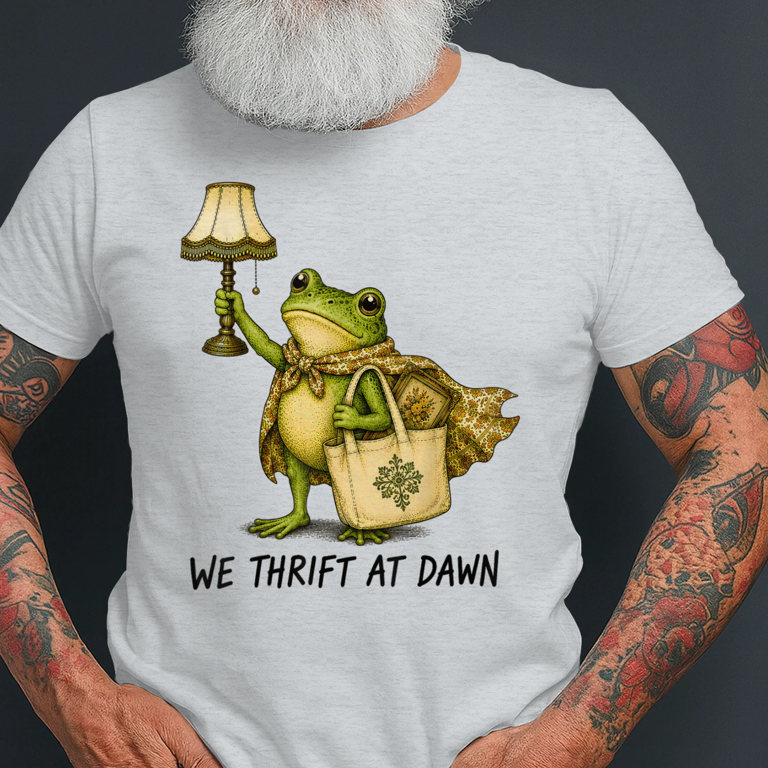 We Thrift At Dawn Frog Thrifting Vintage