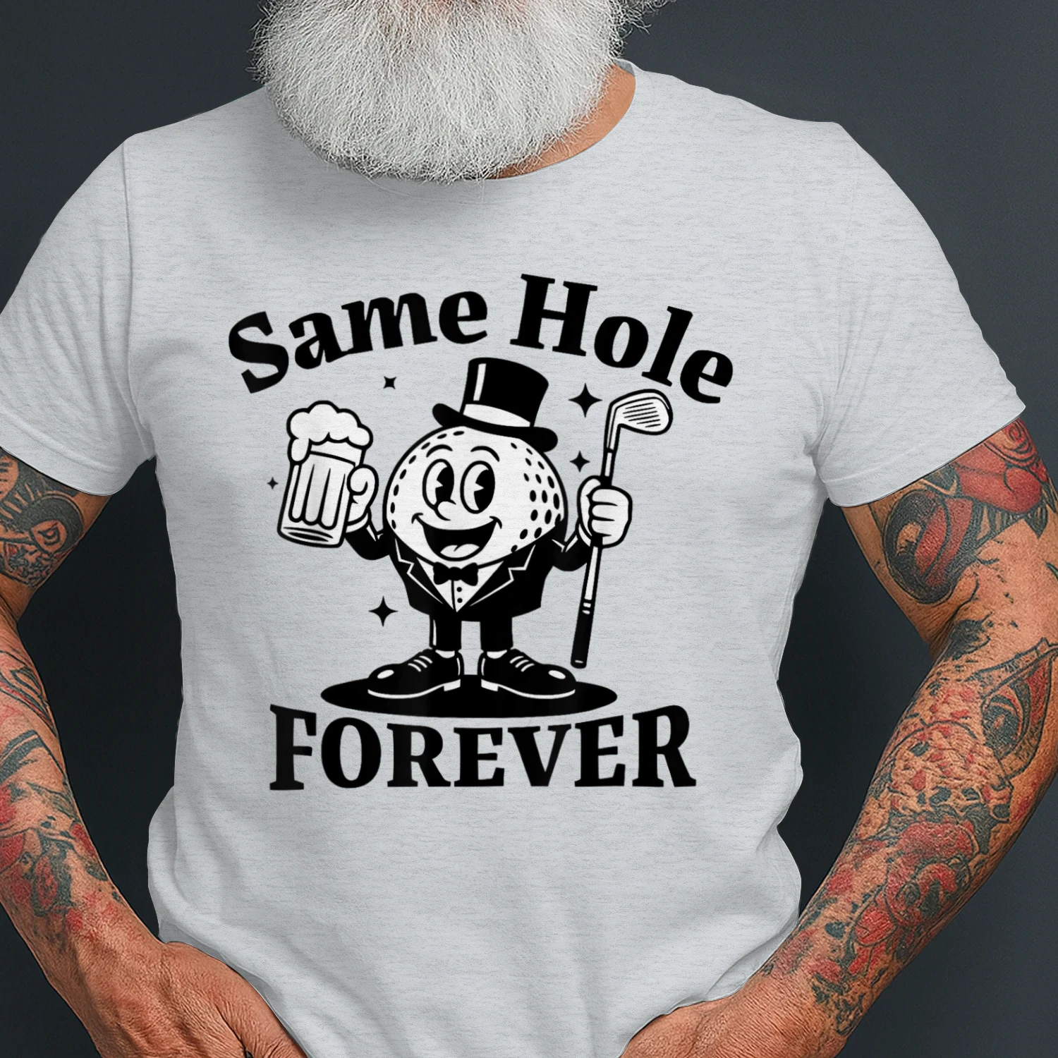 Golf Bachelor Party Same Hole Forever Funny Groomsman Groom