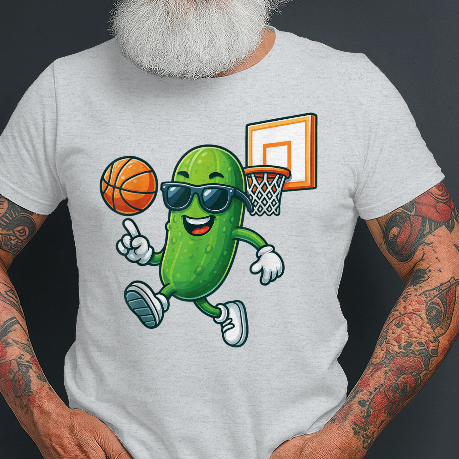 Pickle Playing Basketball