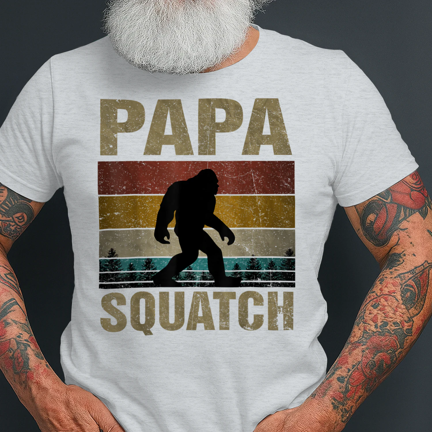 Papa Squatch Bigfoot Papa Sasquatch Yeti Family