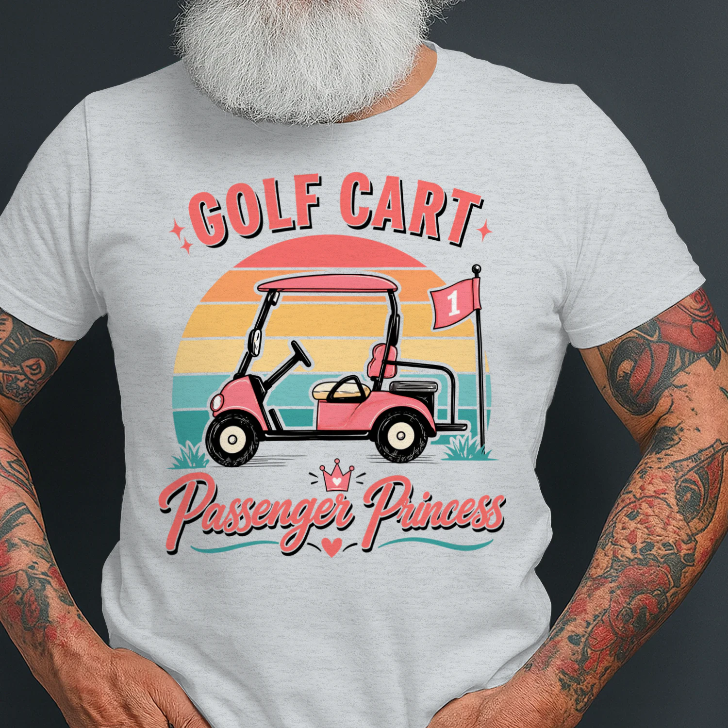 Golf Cart Passenger Princess