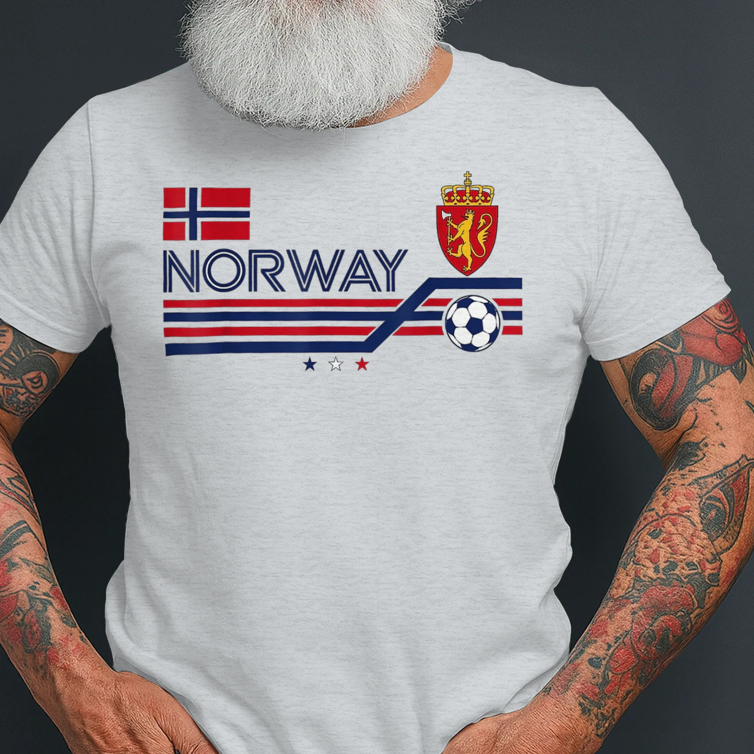 Norge Rowing Vintage Norway Letters Soccer
