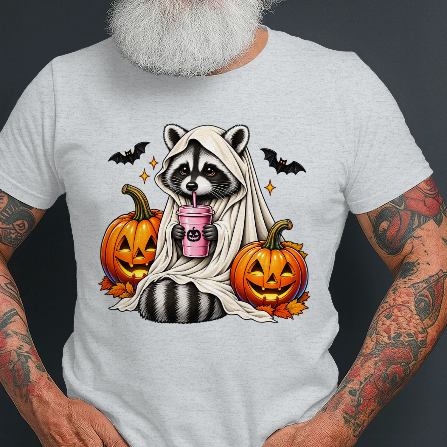 Cute Raccoon Ghost
