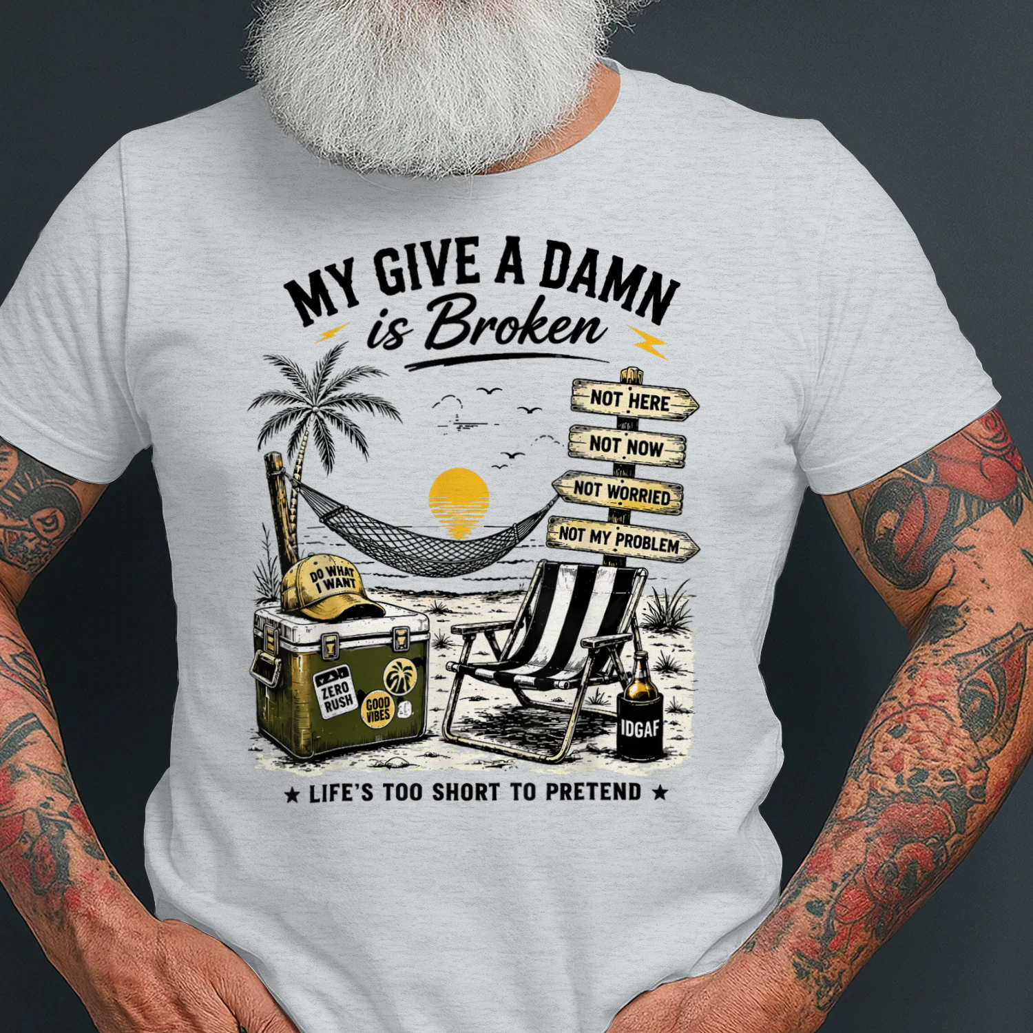 My Give A Damn is Broken Life's Too Short to Pretend