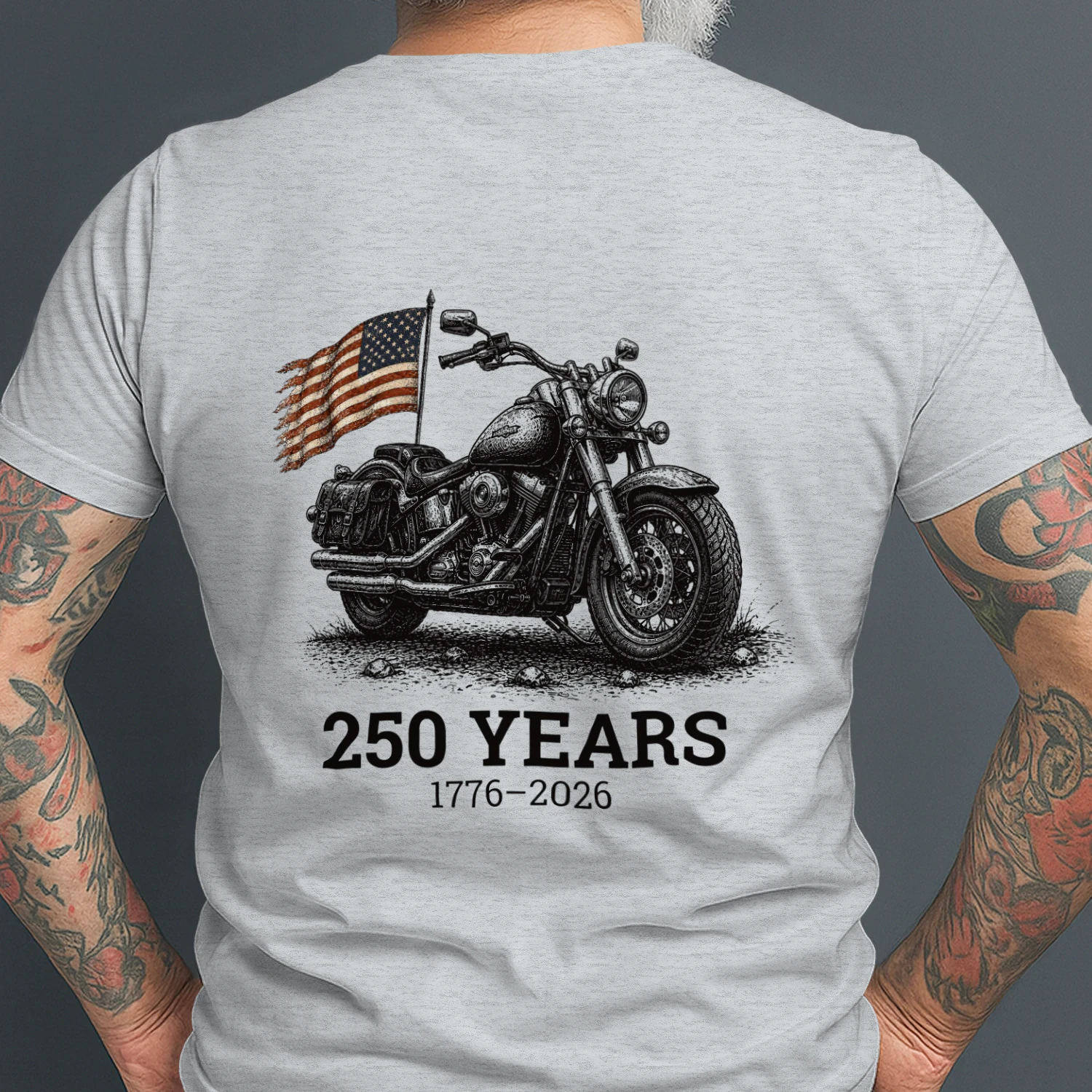 Motorcycle 240 Years US 1776 2026
